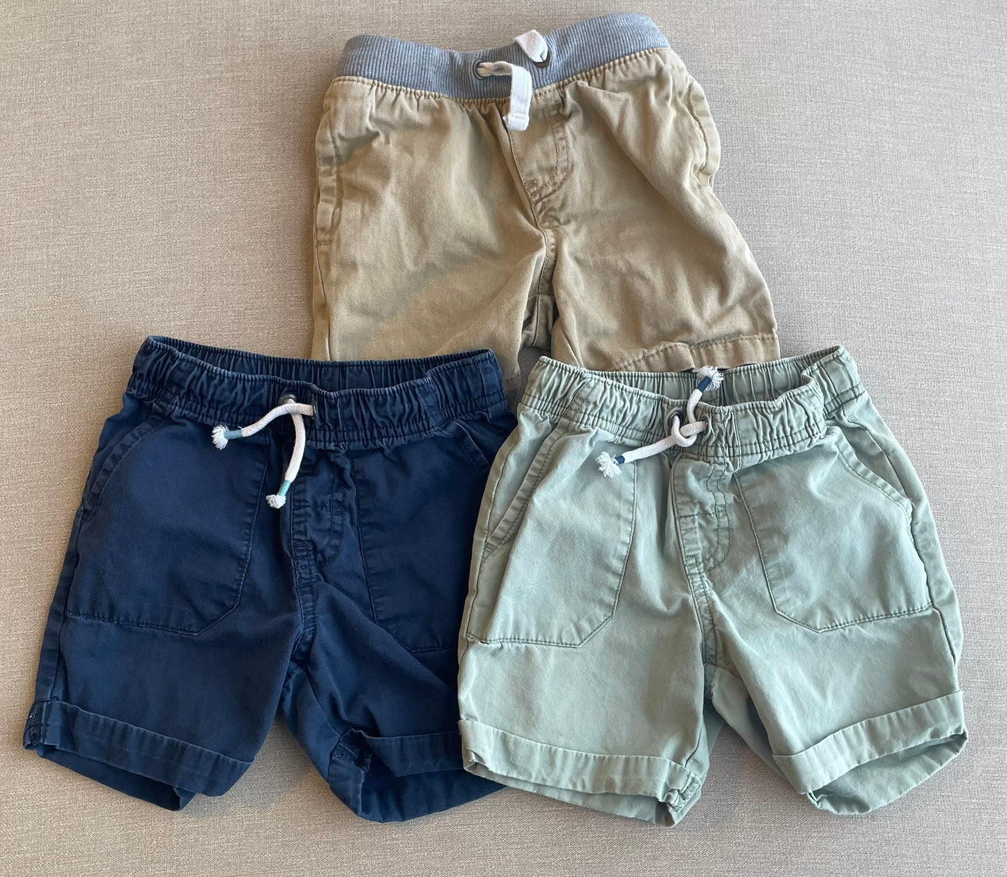 Seller #12 | Boys | Cat and Jack Shorts Bundle - Functional Drawstrings | Size 2T