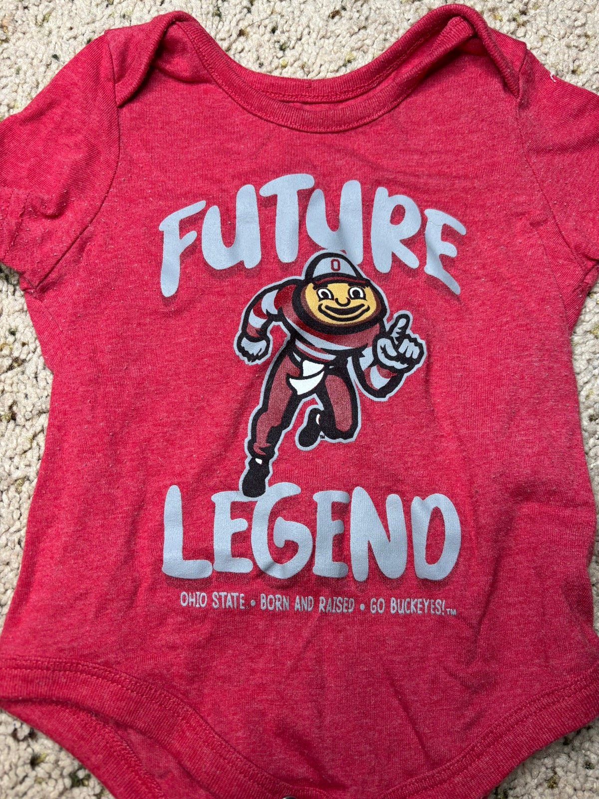 #90: Ohio State “Future Legend” Onesie – 3–6 Months