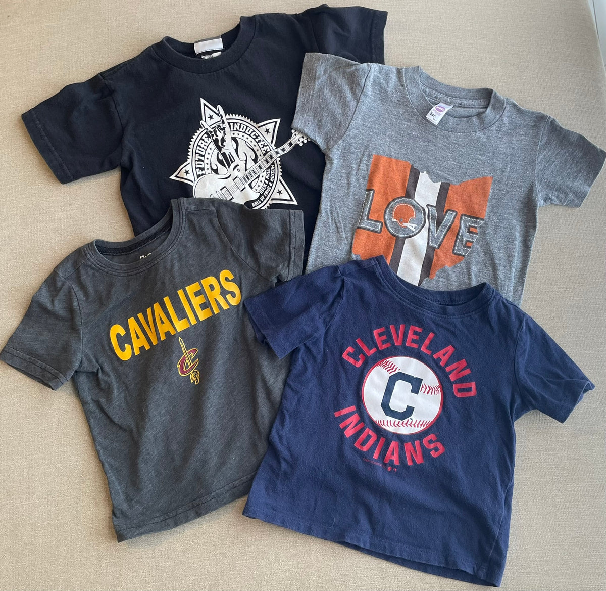 Seller #12 | Cleveland Tshirt Bundle - 4 Shirts | VGUC | Size 2t