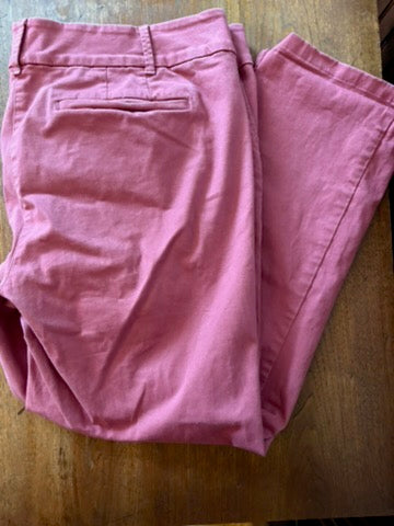 Seller 183 - Loft Outlet Women's Red/Pink Pants - Size 16 - VGUC