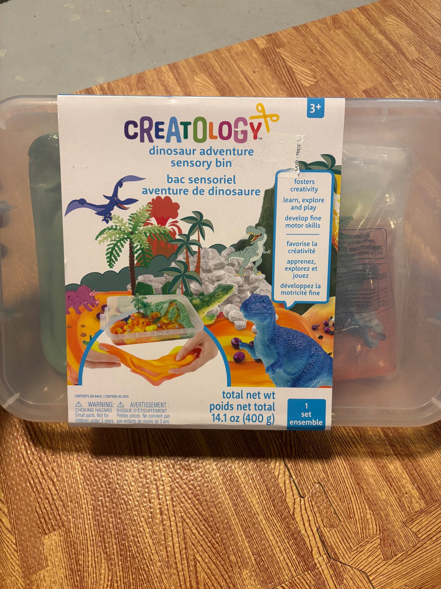 #34 NEW Creatology Dinosaur Sensory Bin