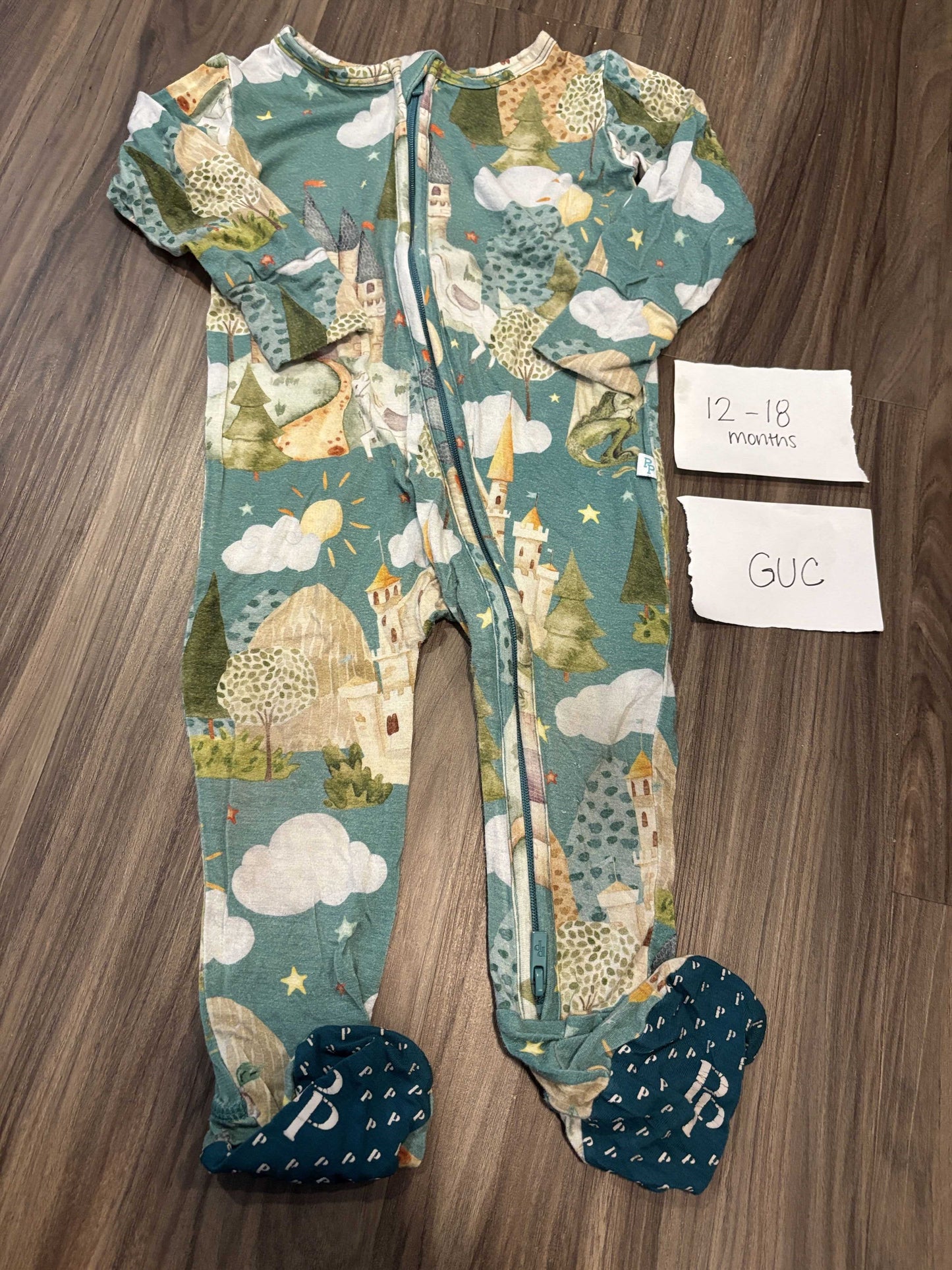 #138 - 12-18 Mo GUC Bamboo (Posh Peanut) Stirling Zippy