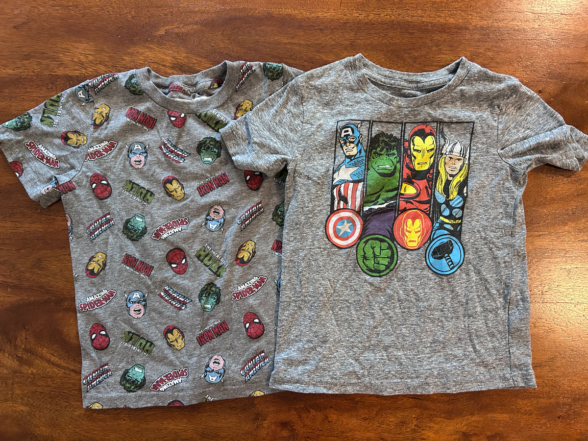 Seller #5 - Boys 5T Marvel TShirts