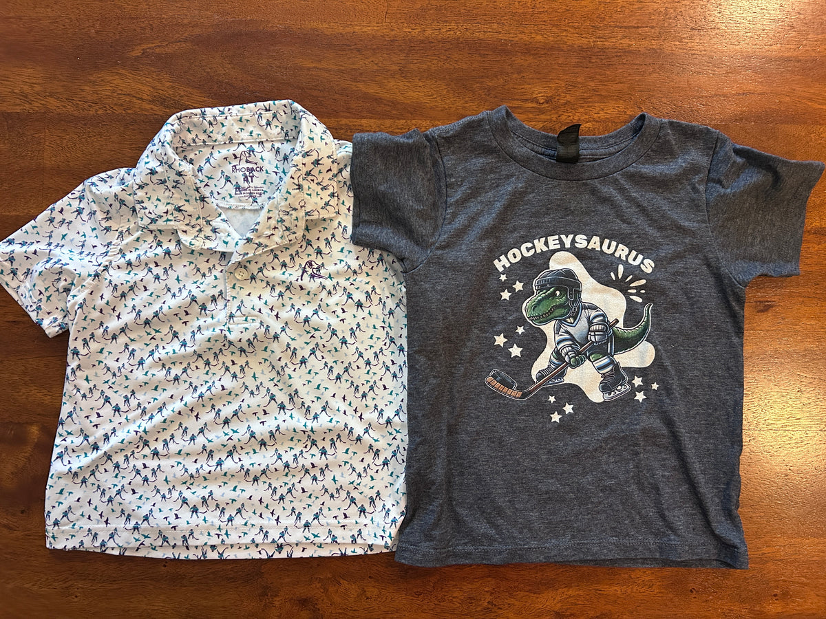 Seller #5 - Boys 4T Hockey Shirts
