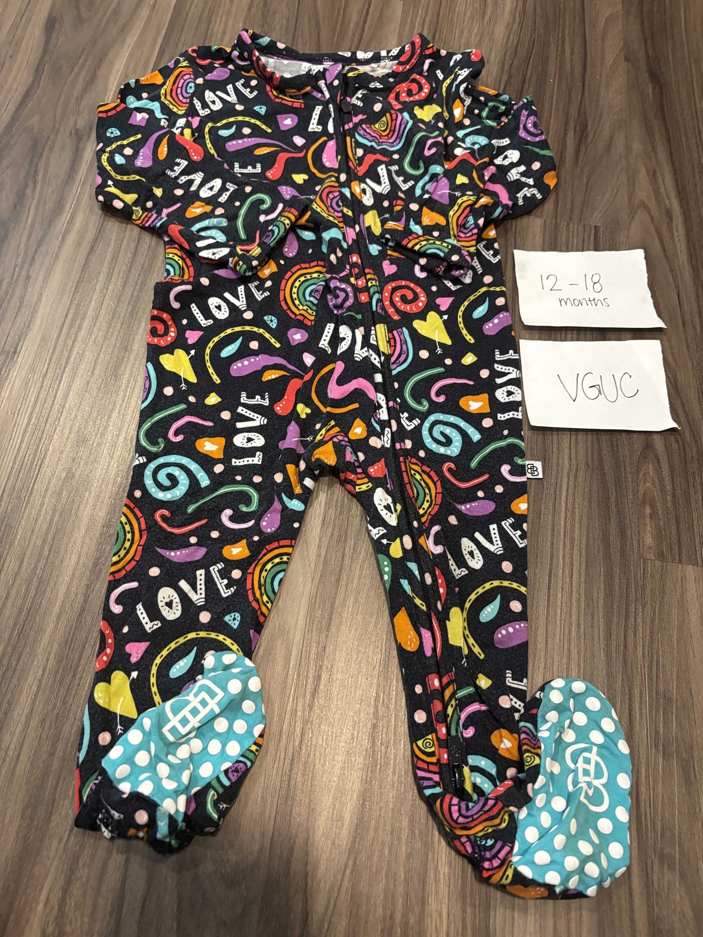 #138 - 12-18 Mo - EUC Bums & Roses - Ice Cream Zippy - PU 45236