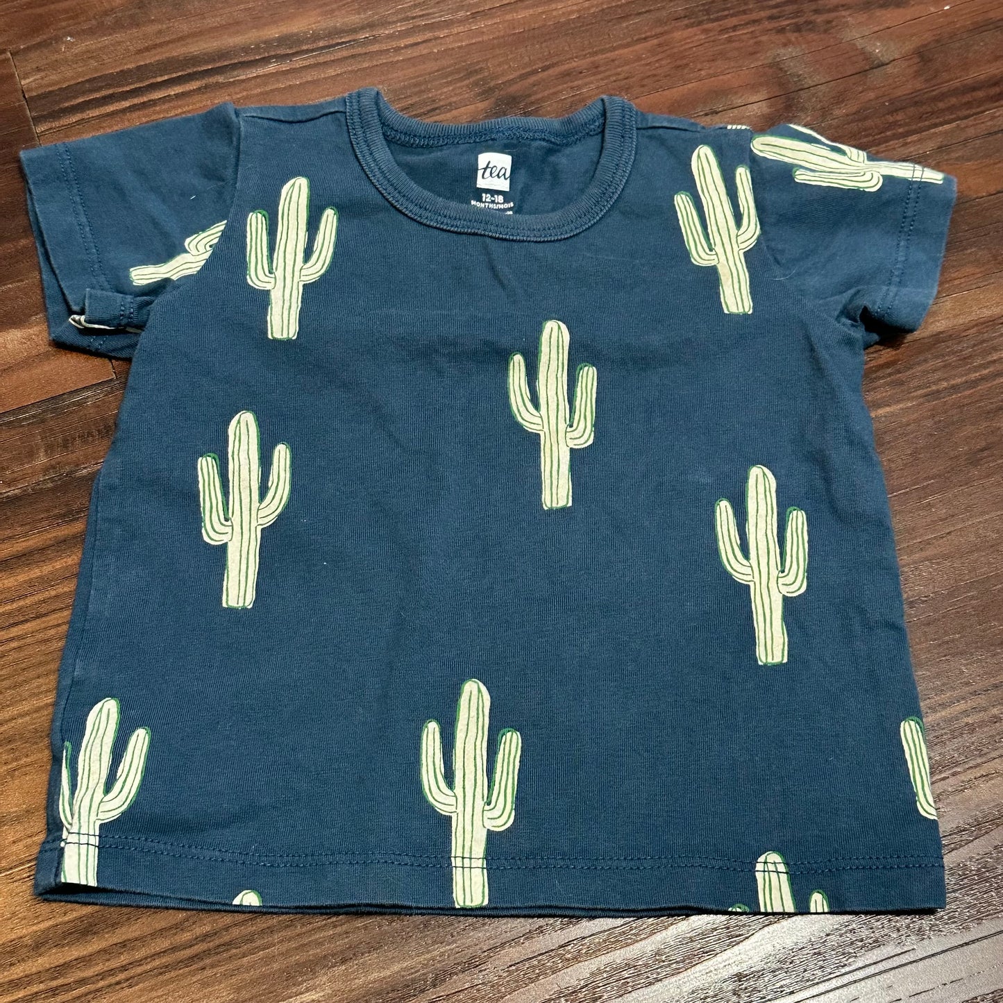 #162 Tea Cactus Shirt 12-18M