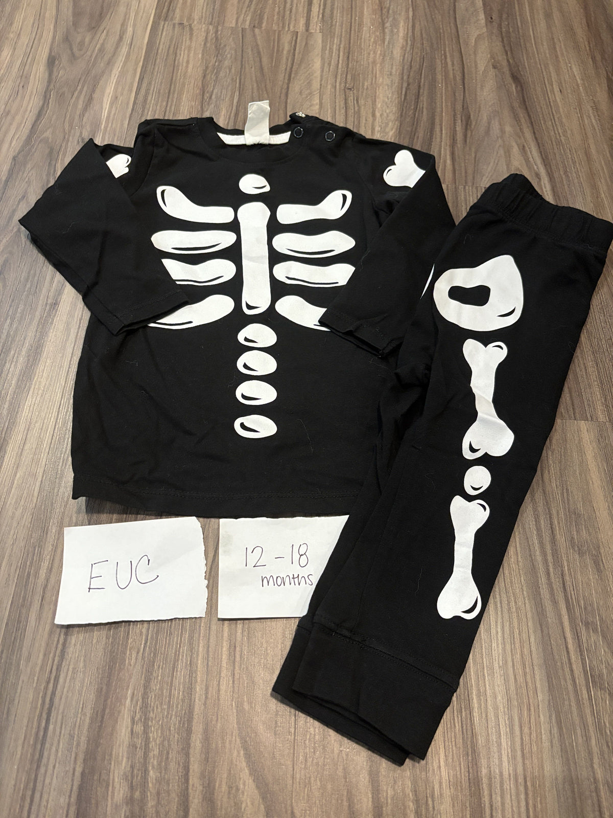 #138 - 12-18 Mo EUC Skeleton PJs