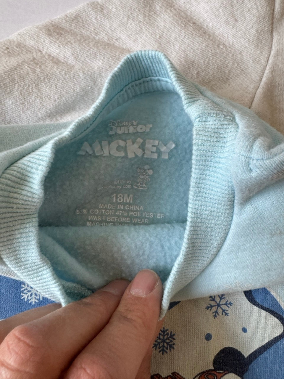 #190 REDUCED Sweatshirt Bundle: 18m Mickey Mouse and The Grinch