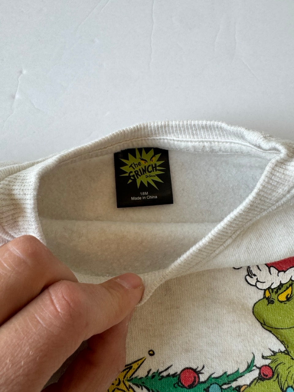 #190 REDUCED Sweatshirt Bundle: 18m Mickey Mouse and The Grinch