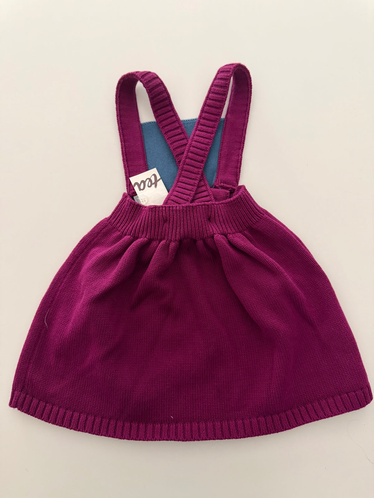 #117, Girls 24M, Tea burgundy purple knit jumper, New