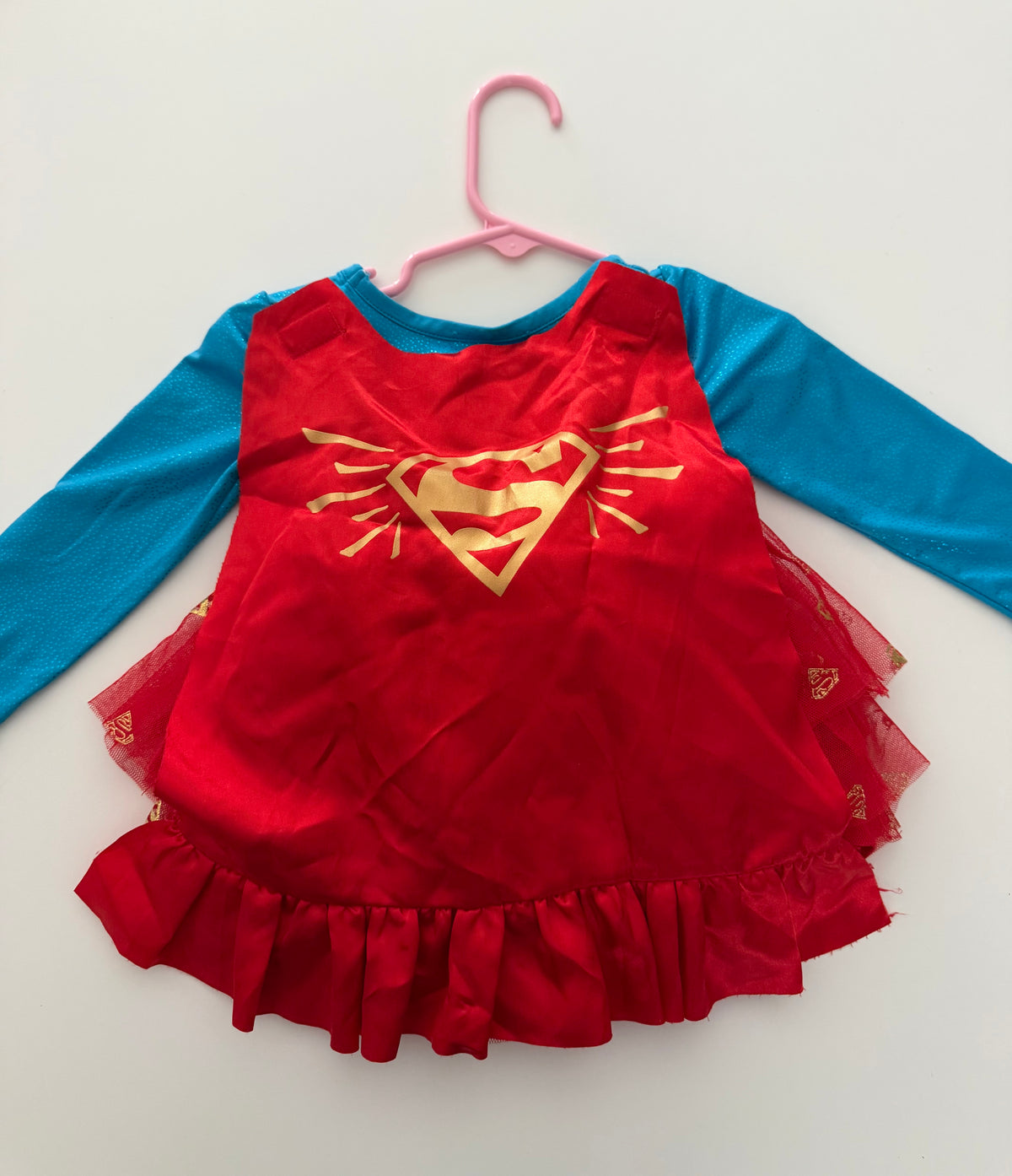 #117, Girls 12M, Supergirl costume, EUC