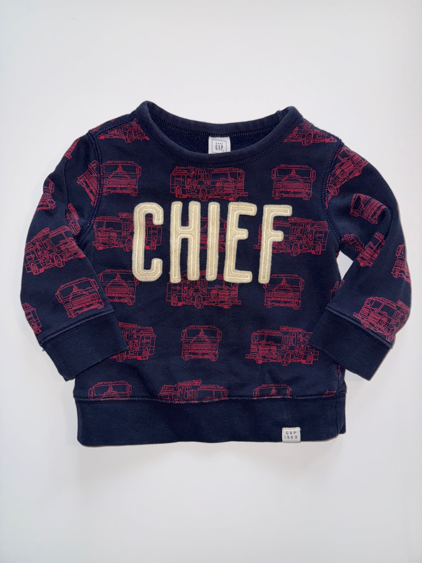 Seller 106: 18-24m Baby Gap Chief Sweatshirt
