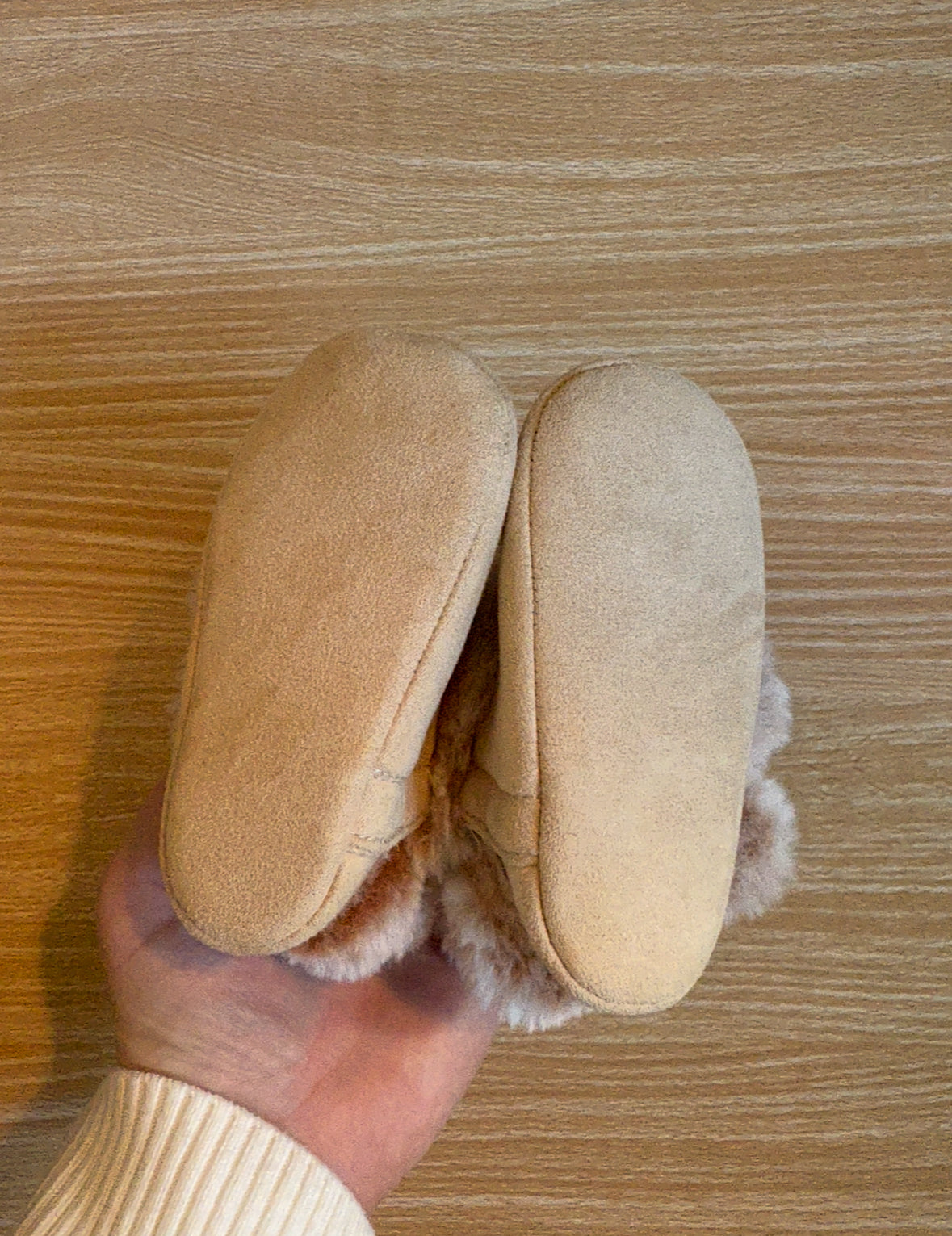 #102 Stepping Stones Furry Ankle Baby Girl Boots Size 3