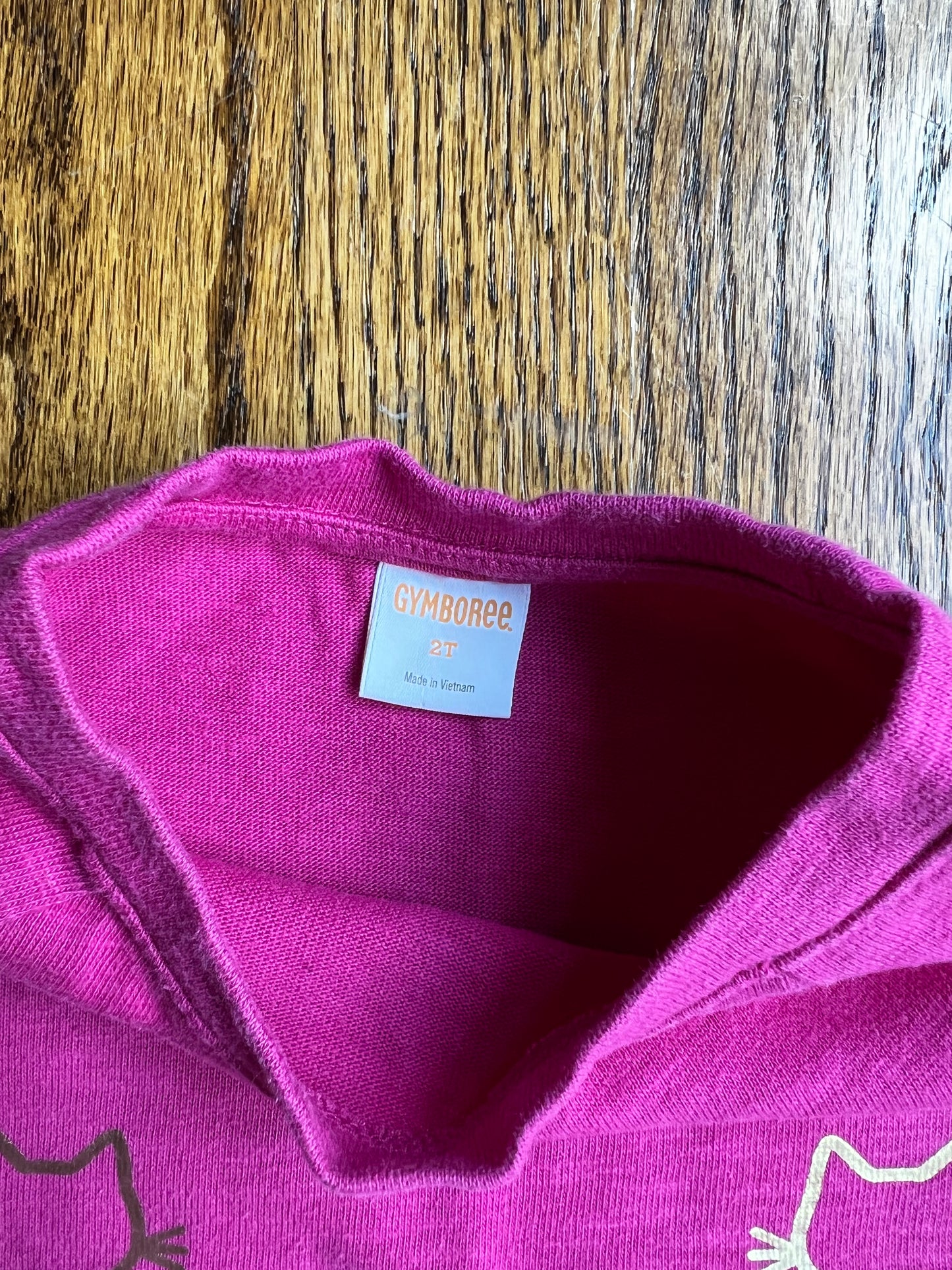 Seller #115 - Gymboree Baby Girl 18-24M / 2T Tops Bundle (Cream Sweater with Sun & Hearts, Pink Sweatshirt with Gold Cats), EUC