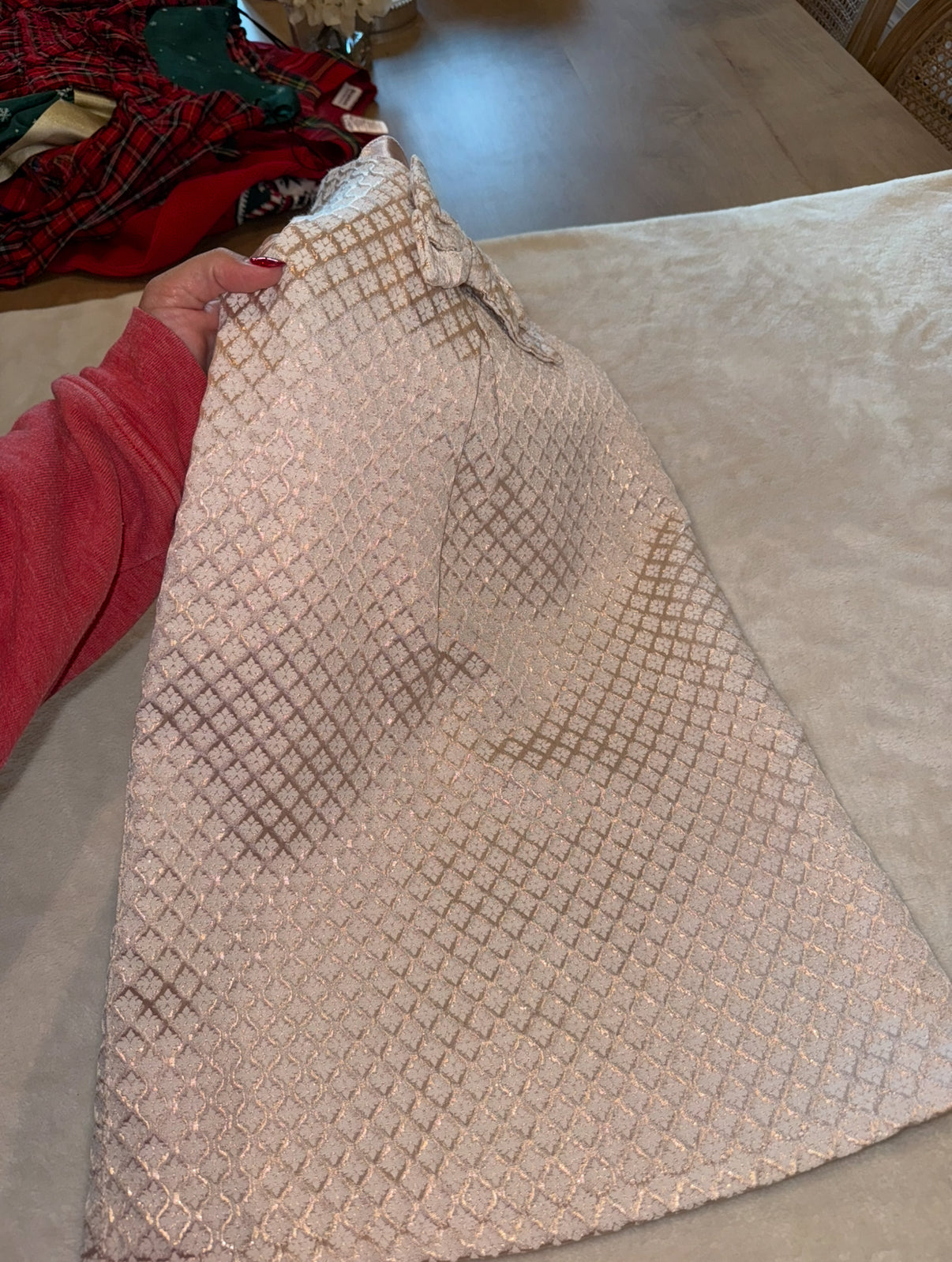 #46 Girls 5T the children’s place holiday/Christmas dress beautiful detail euc