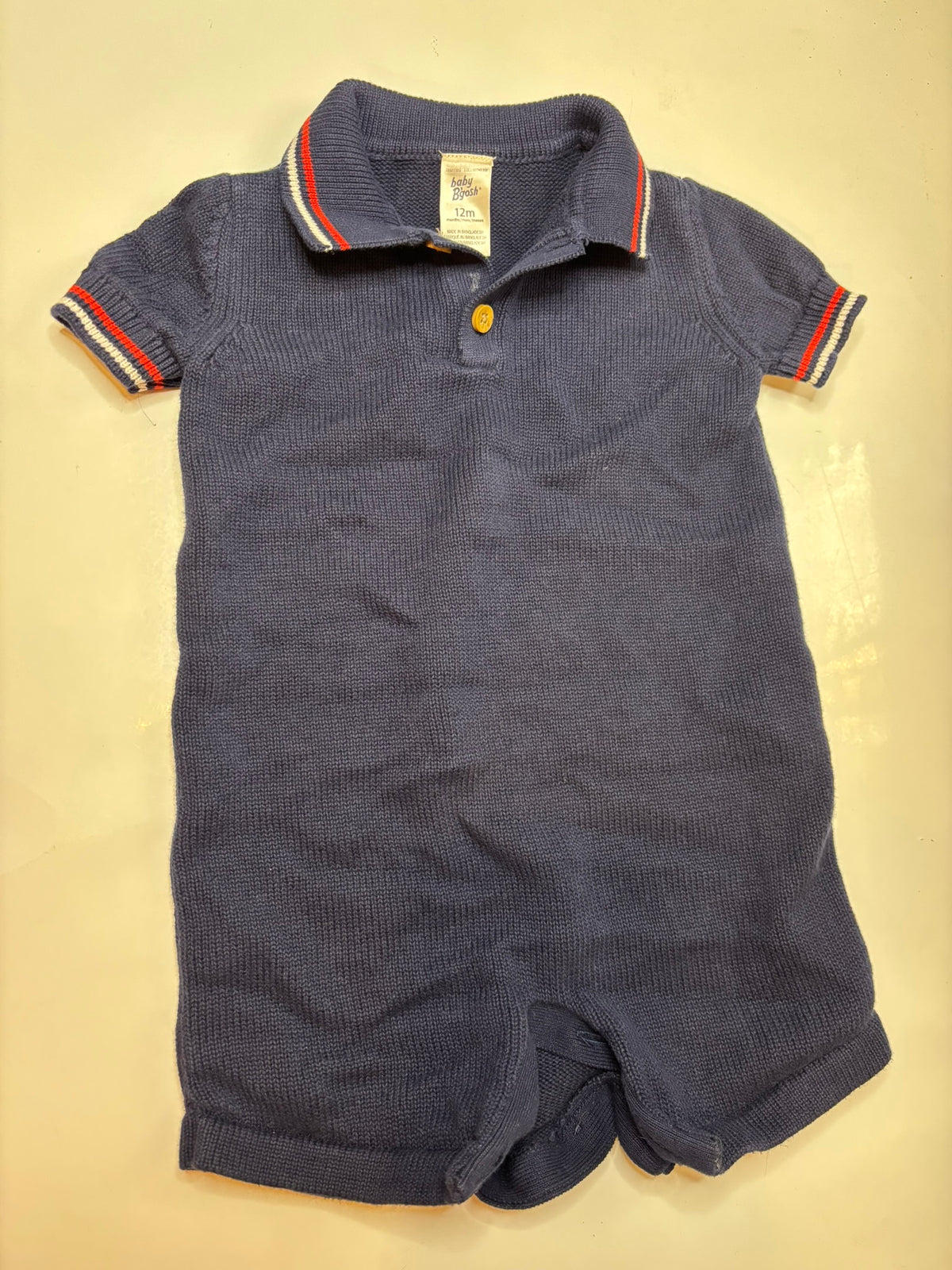 #90: OshKosh B’gosh Knit Romper – 12 Months