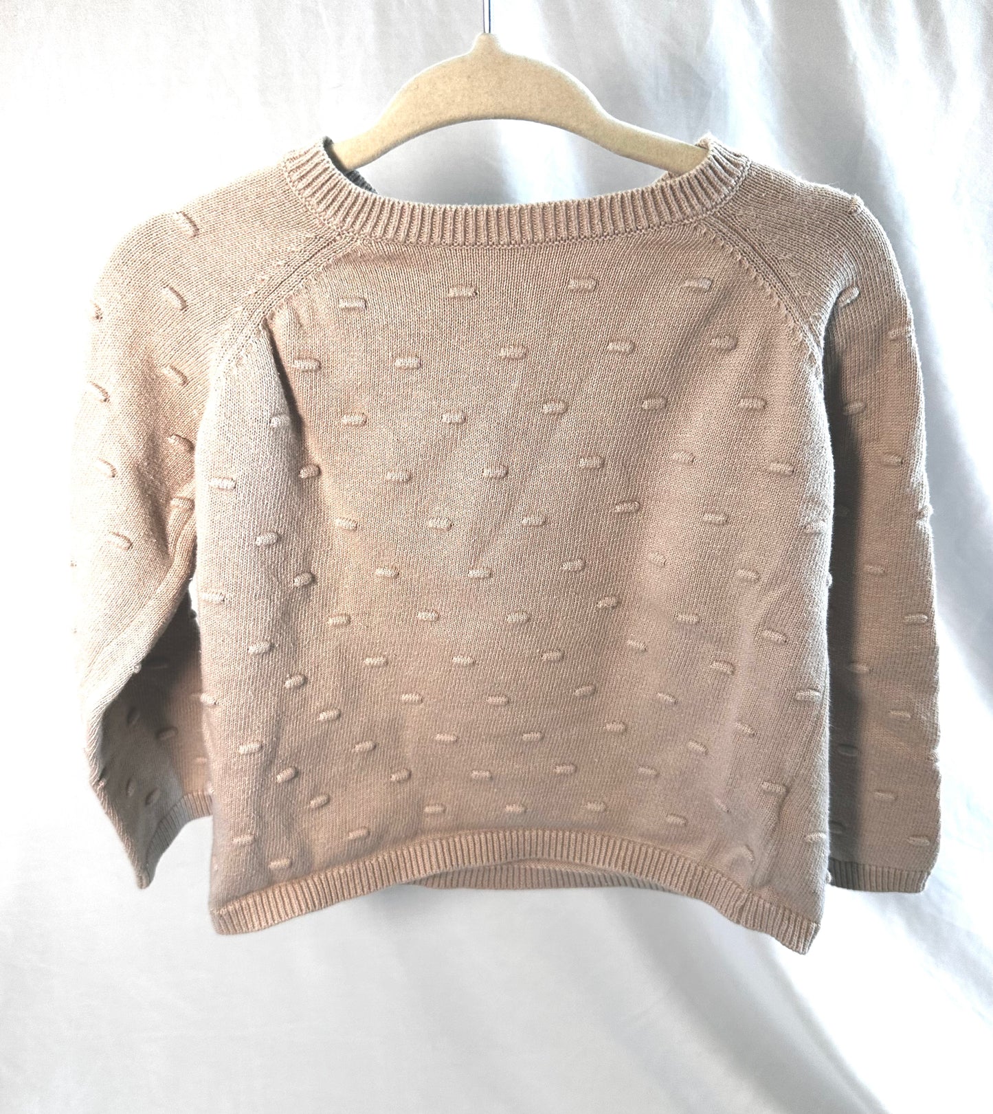 #30 Quincy Mae 18-24 Swiss Dot Sweater