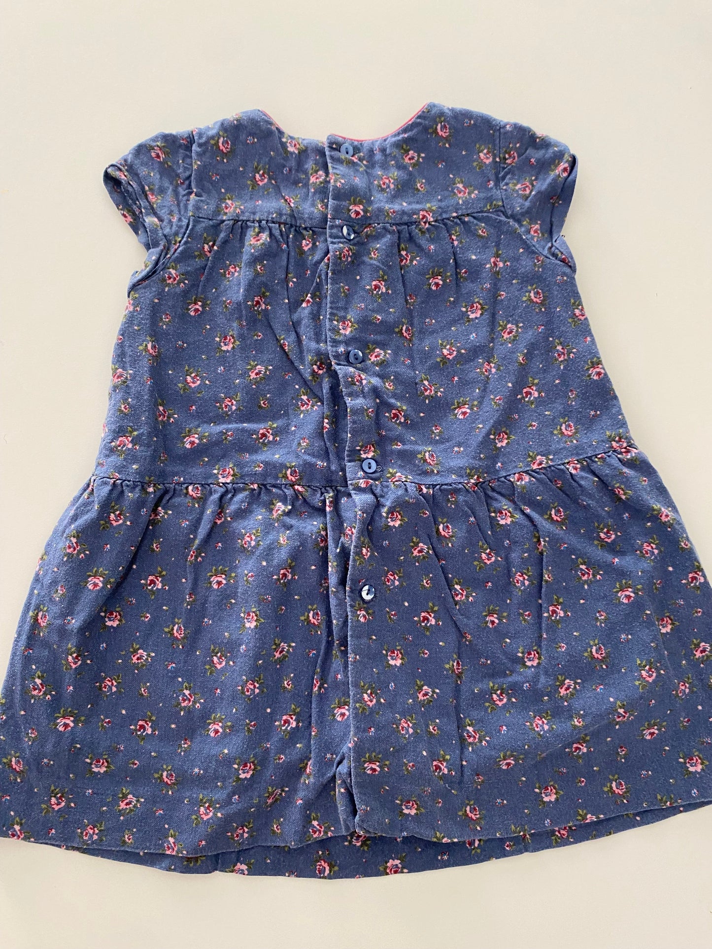 #117- Girls 3T, Zara Navy Floral Dress, VGUC,*reduced*