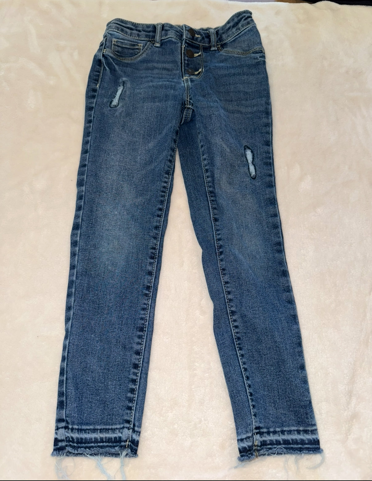 #46 Girls 6 jumping beans jeans euc worn once