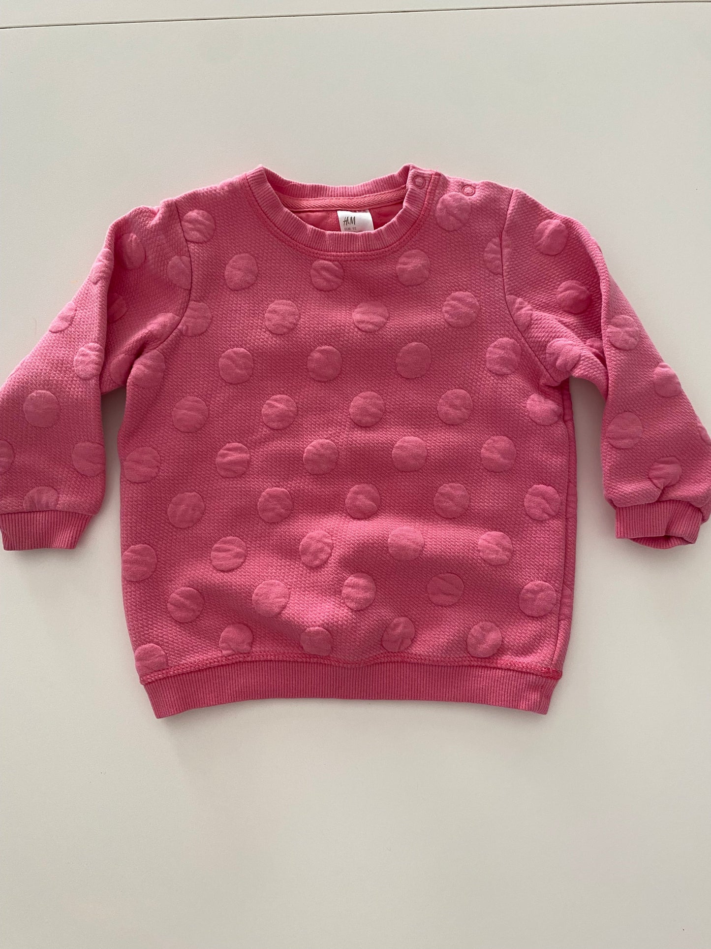 #117-Girls 2T, H&M Pink Sweatshirt, VGUC,*reduced*