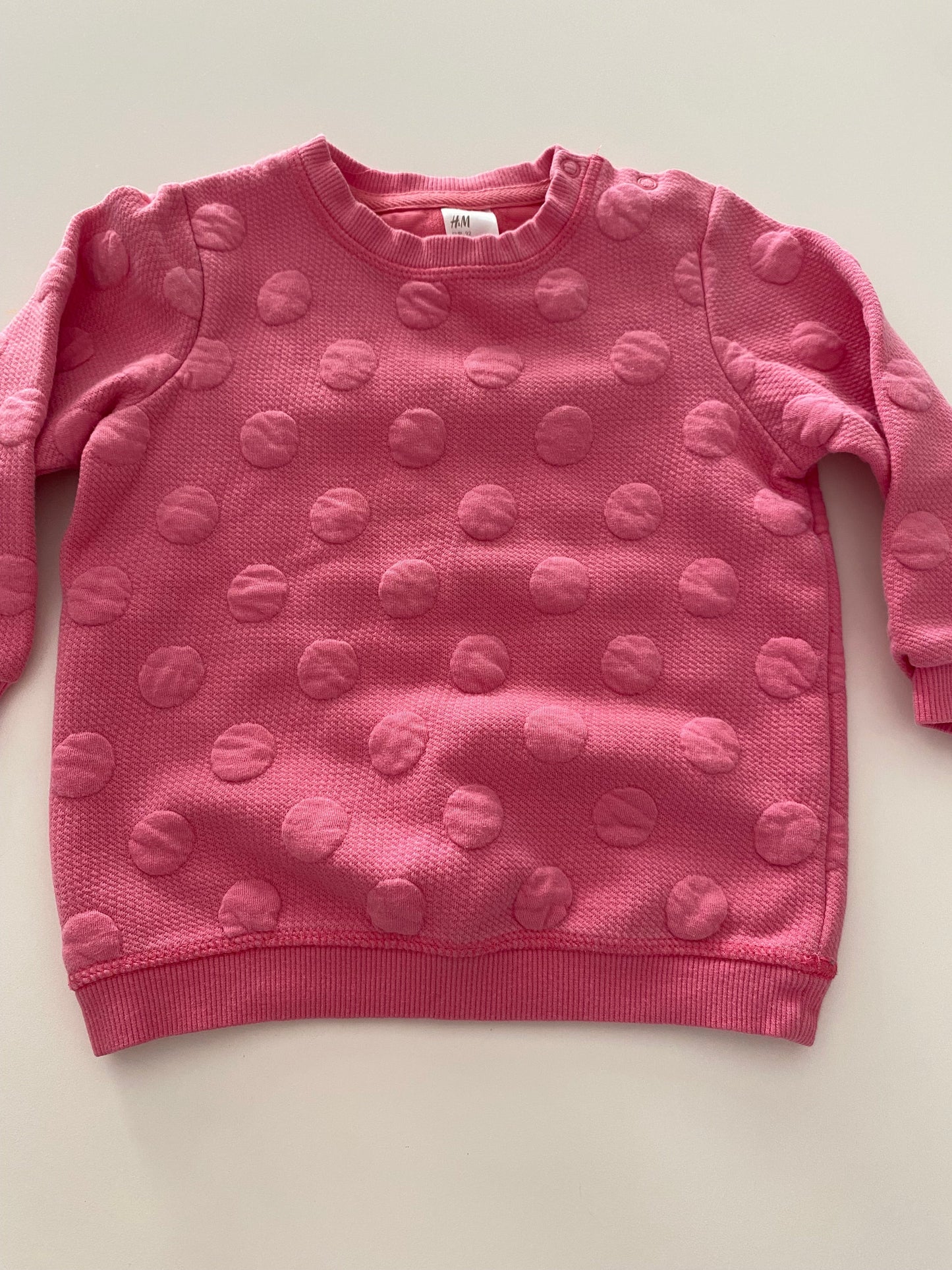 #117-Girls 2T, H&M Pink Sweatshirt, VGUC,*reduced*
