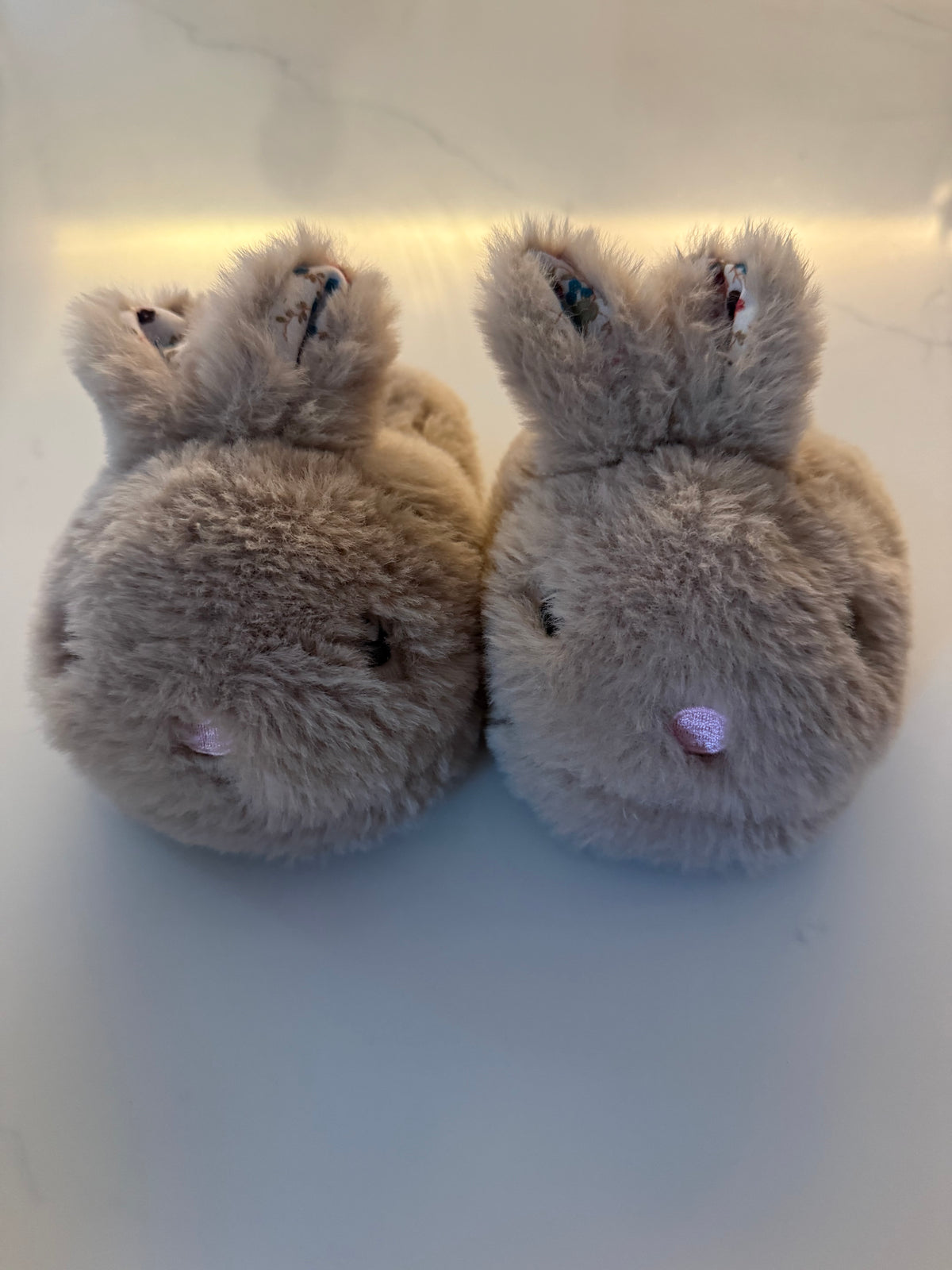 #139 Soft Bunny Slippers 5/6 toddler