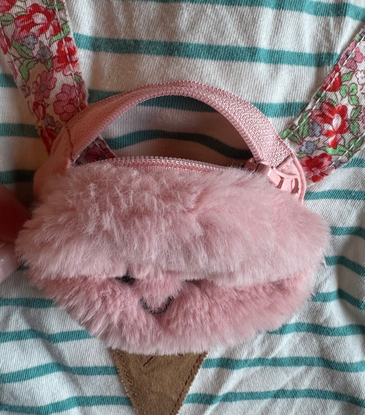 Seller #58 Girls Mini Boden zippered pouch ice cream tunic 3/4