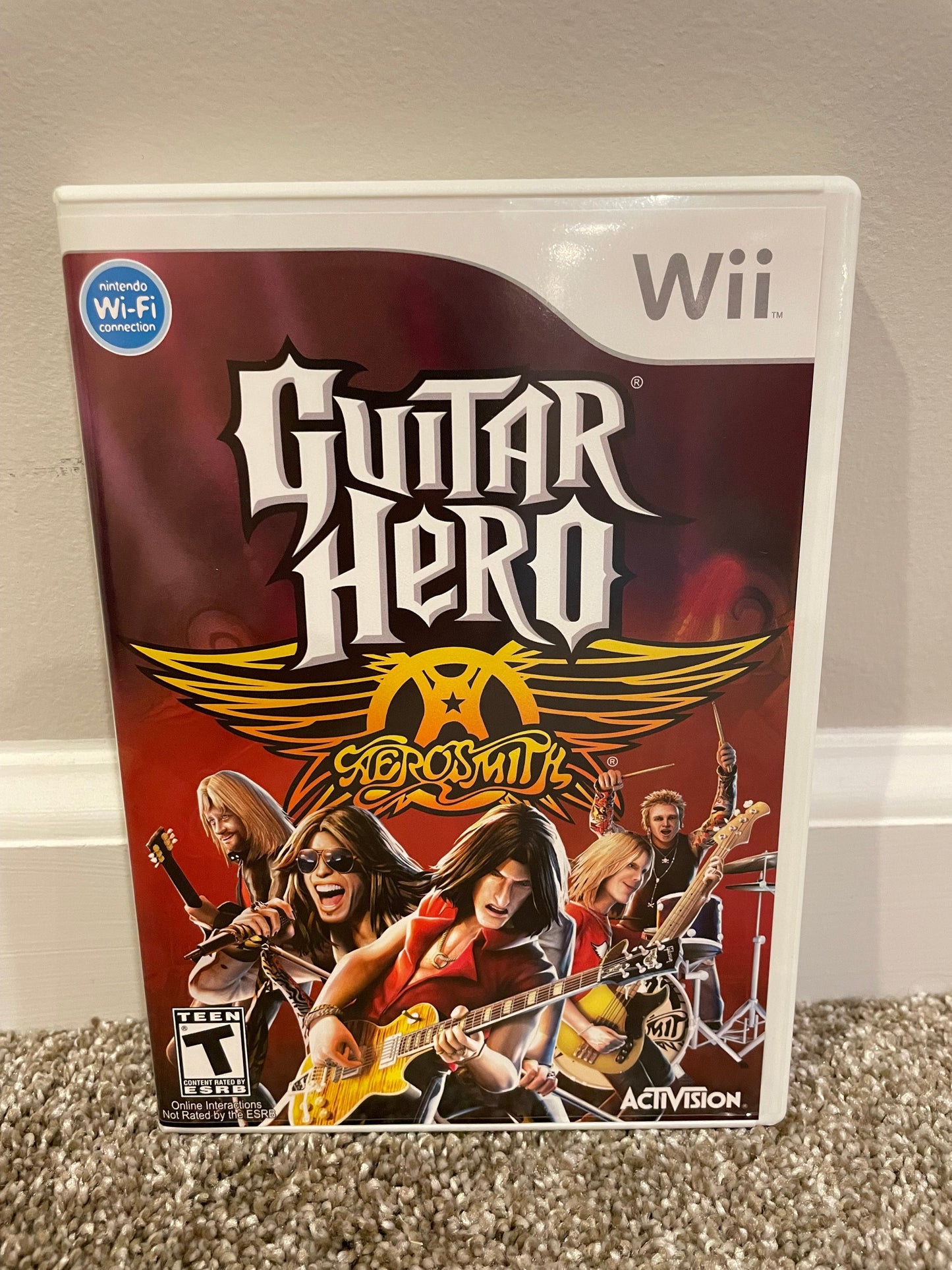 Seller 129- Aerosmith Guitar Hero for Wii