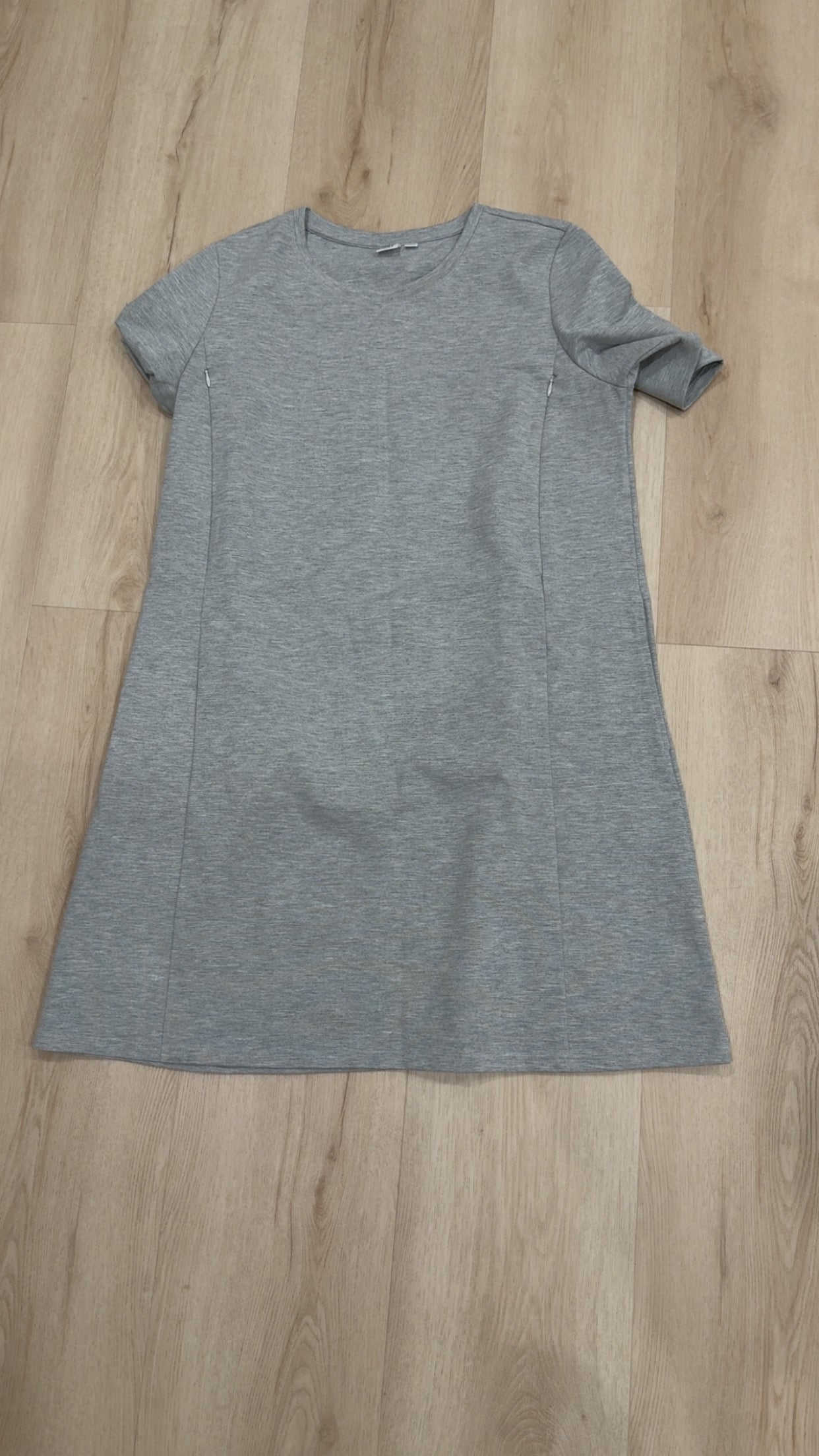 REDUCED! #49 Gap Maternity gray nursing dress size L VGUC