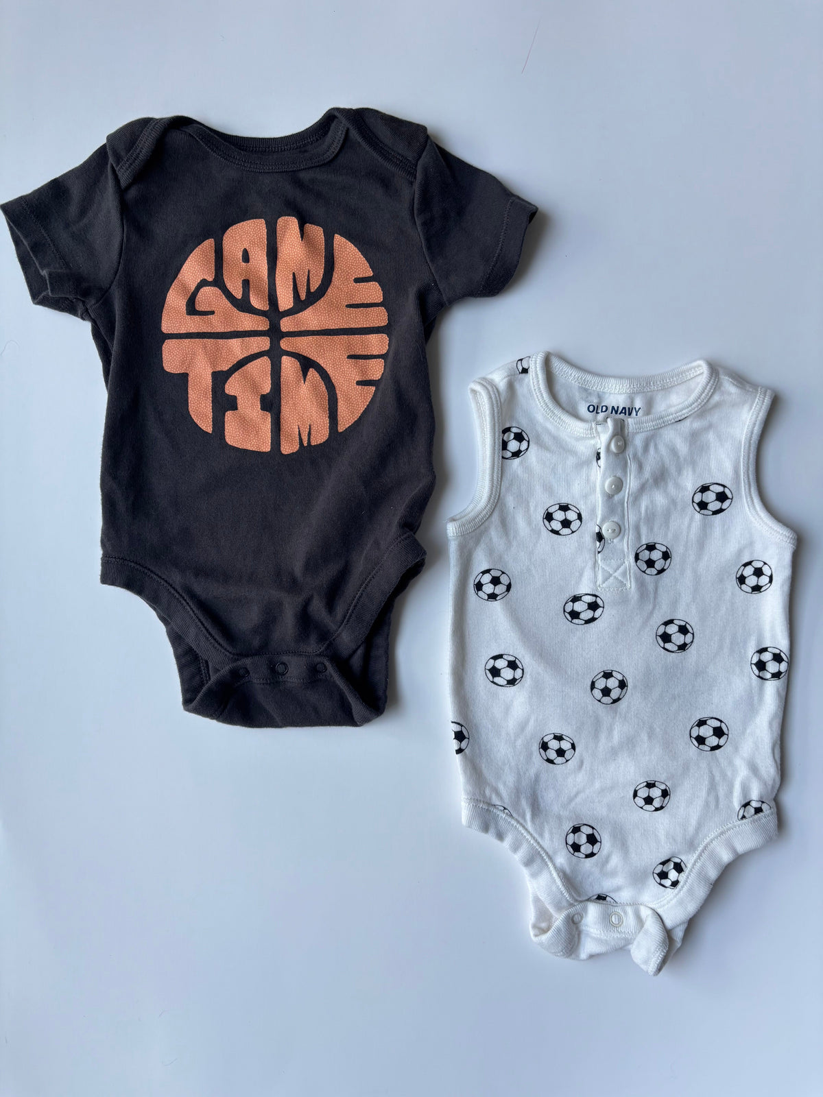 Seller #50 Sporty Onesie Bundle, Old Navy 6-12 Months NWOT