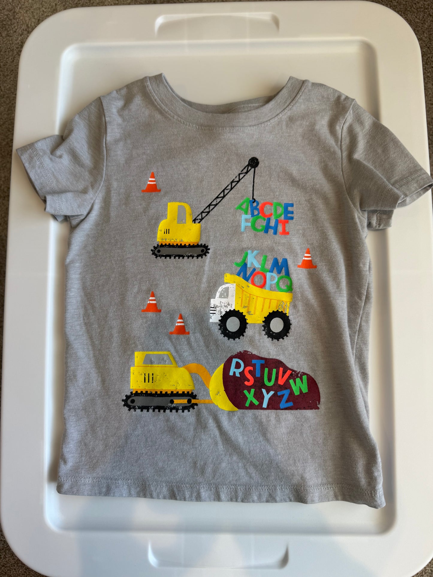 Seller #62 Boys 3T Cat & Jack Construction Tee