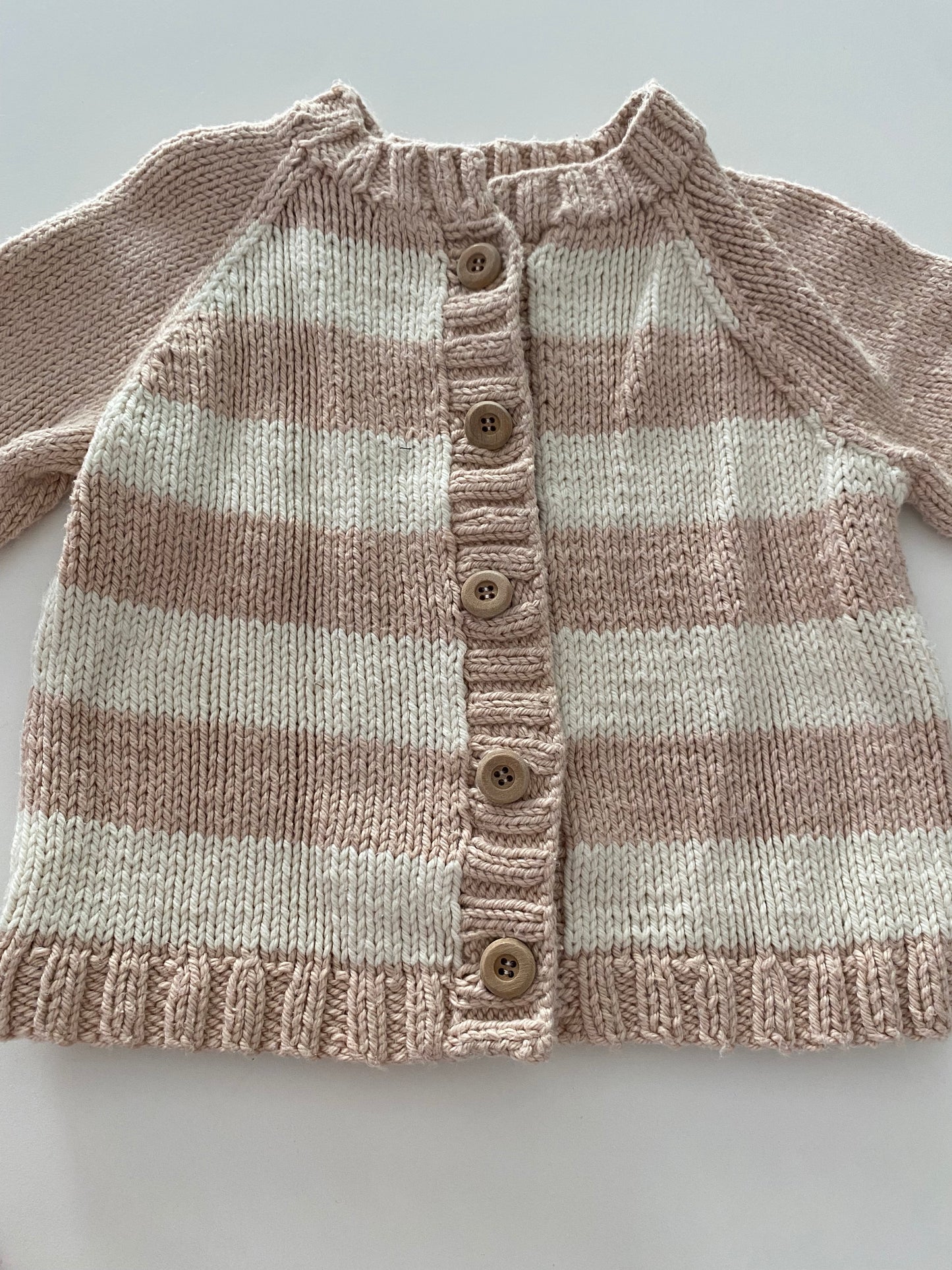 #117-Girls 2T, Boutique Tan Knit Sweater Cardigan, VGUC