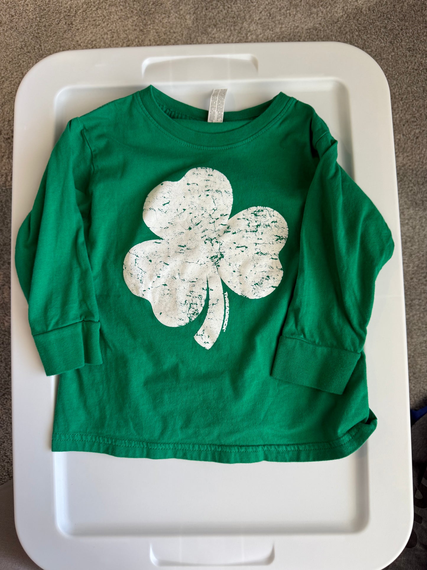 Seller #62 Size 3 St. Patrick's Day long sleeve