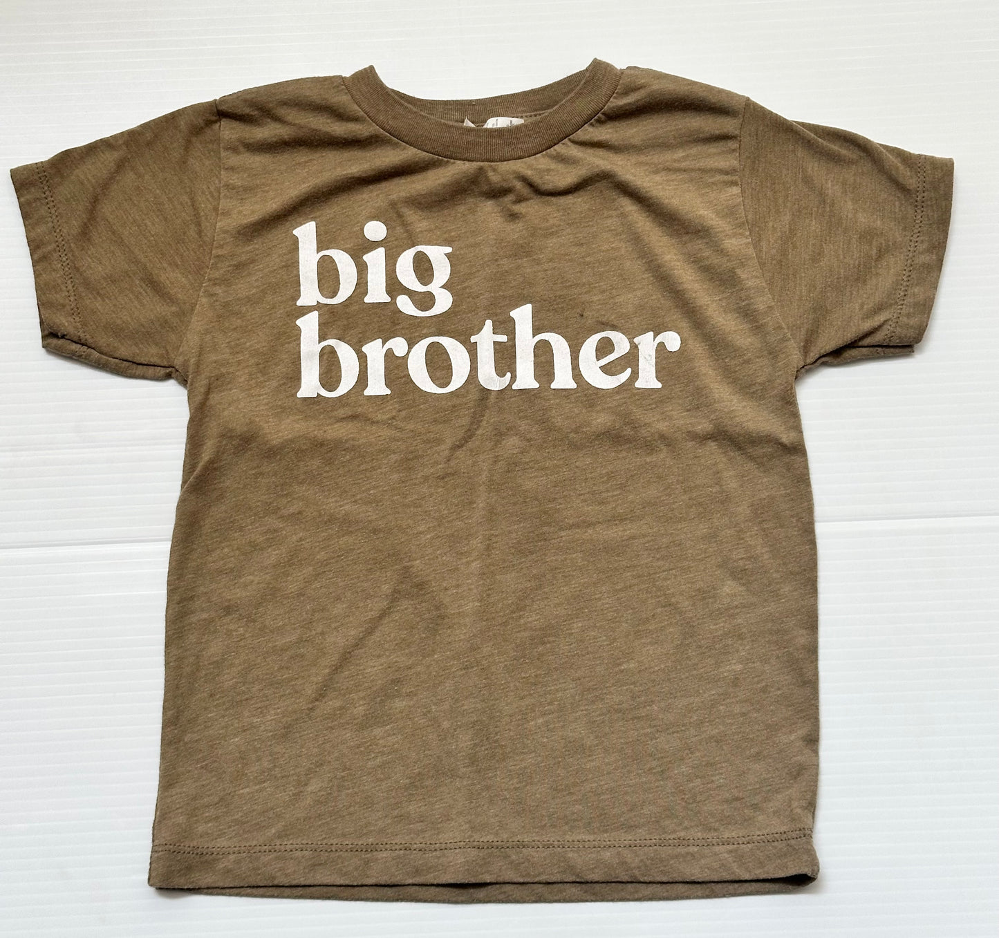 #65 4T Big Brother Green T-Shirt