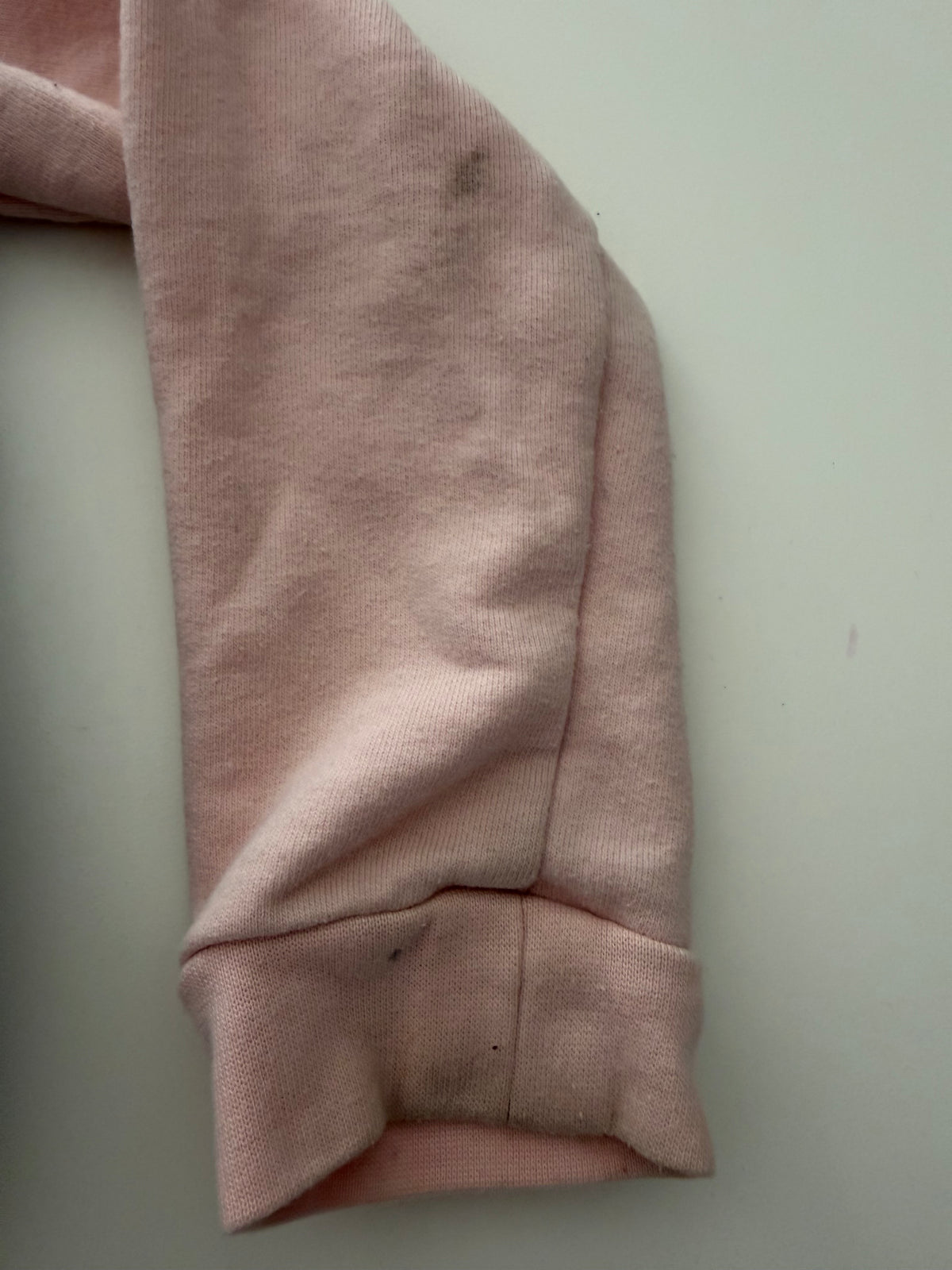#117, Girls 4T, Tucker + Tate denim sweatshirt hoodie, sunshine on back, GUC