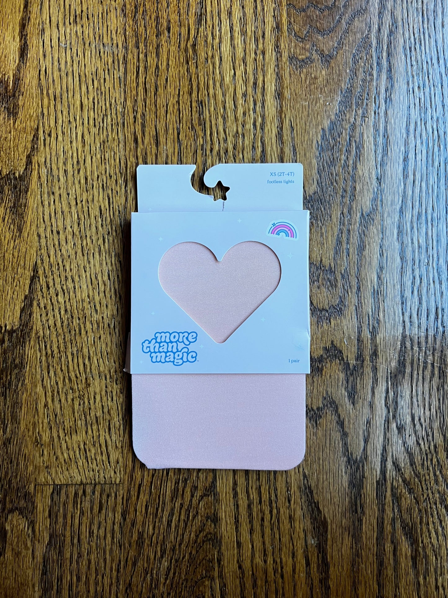 Seller #115 - More Than Magic (Target Brand) Pink Dance Tights, Size XS / 2T-4T (New in Package)