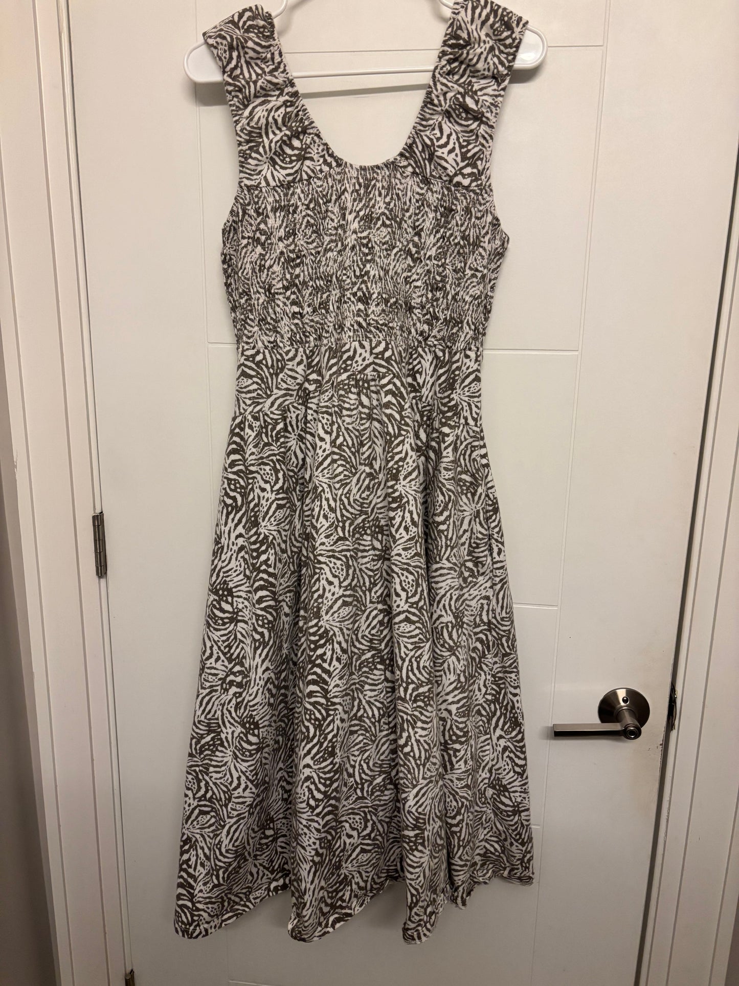 Seller #60 Green Maternity Smocked Maxi Dress, Ingrid & Isabel XL