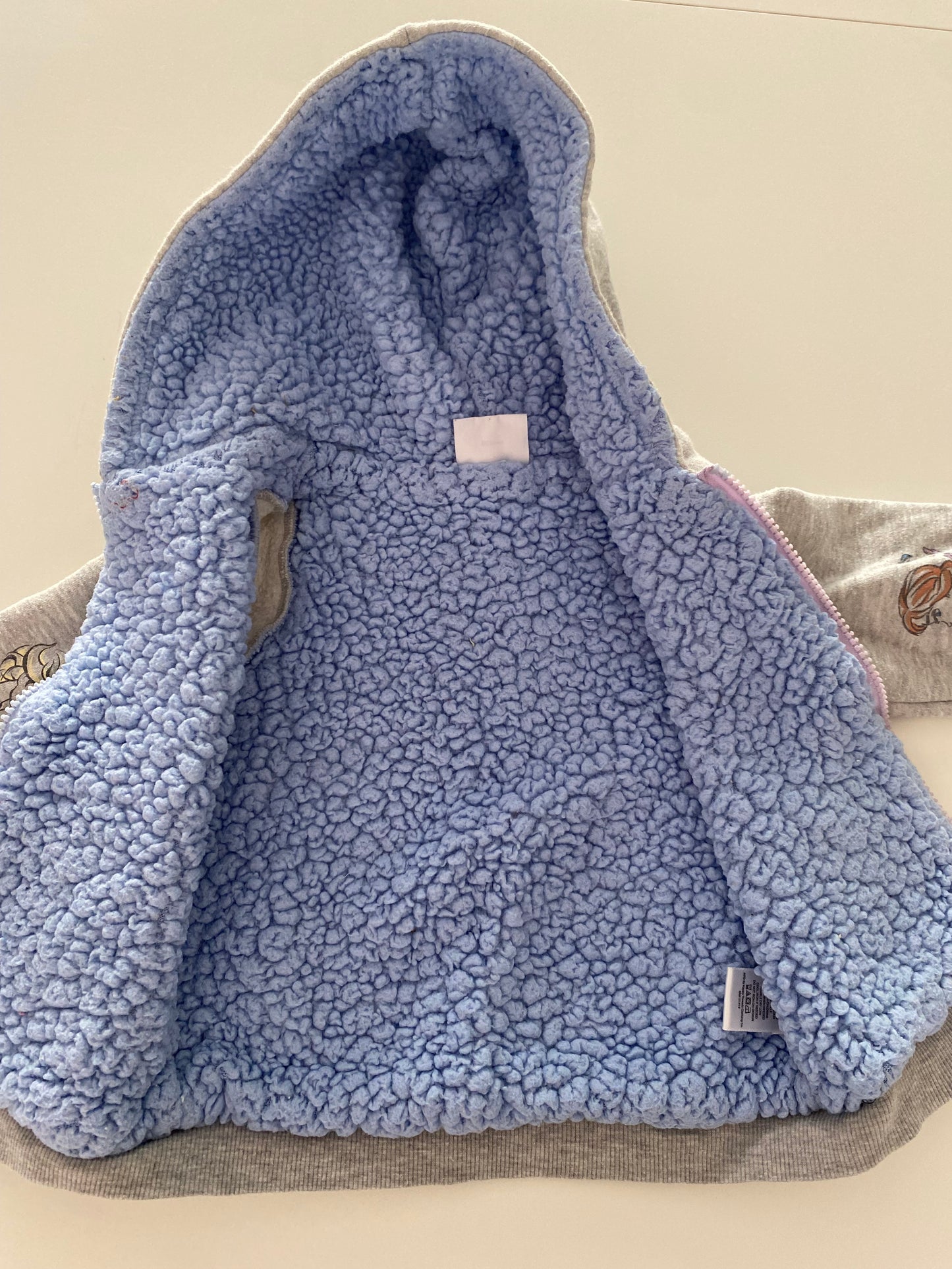 #117-Girls 3T, Disney Frozen Full Zip Jacket, GUC