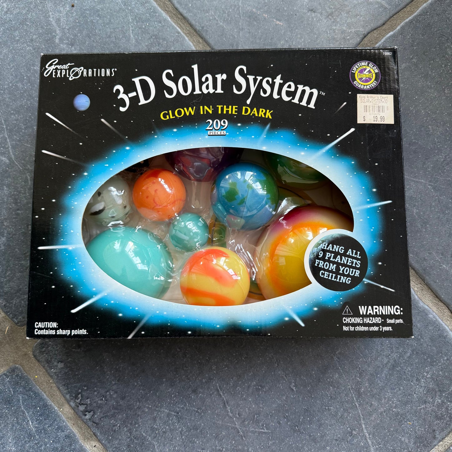 #1 Great Explorations Glow-in-the-Dark 3D Solar System Kit NEW REDUCED