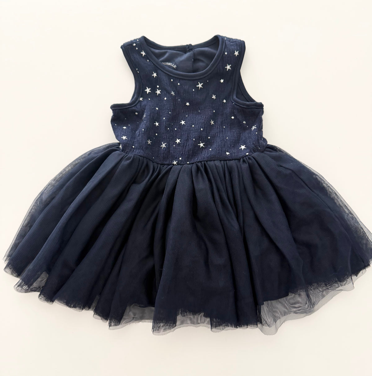 #117, Girls 18M, Pastourelle by Pippa & Julie, Navy star dress, VGUC