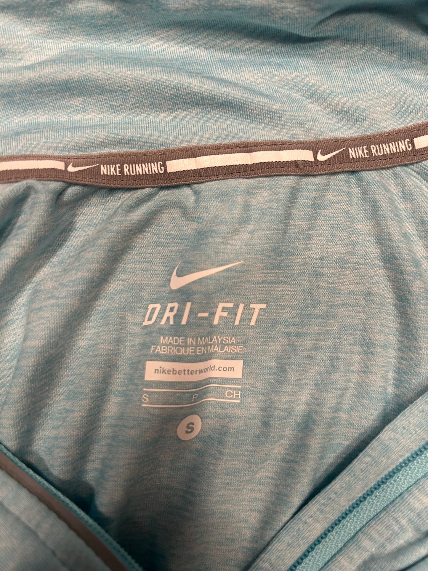 #18 Reduced! Nike aqua quarter zip women’s size small