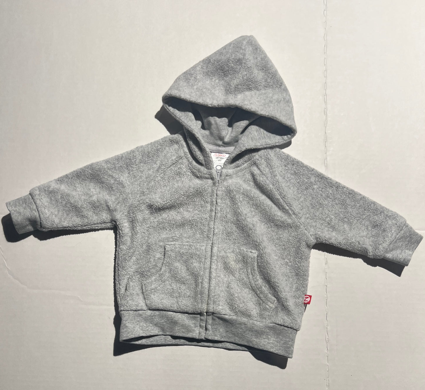 #98 6mo Gender Neutral Zutano Fleece Zip Hoodie