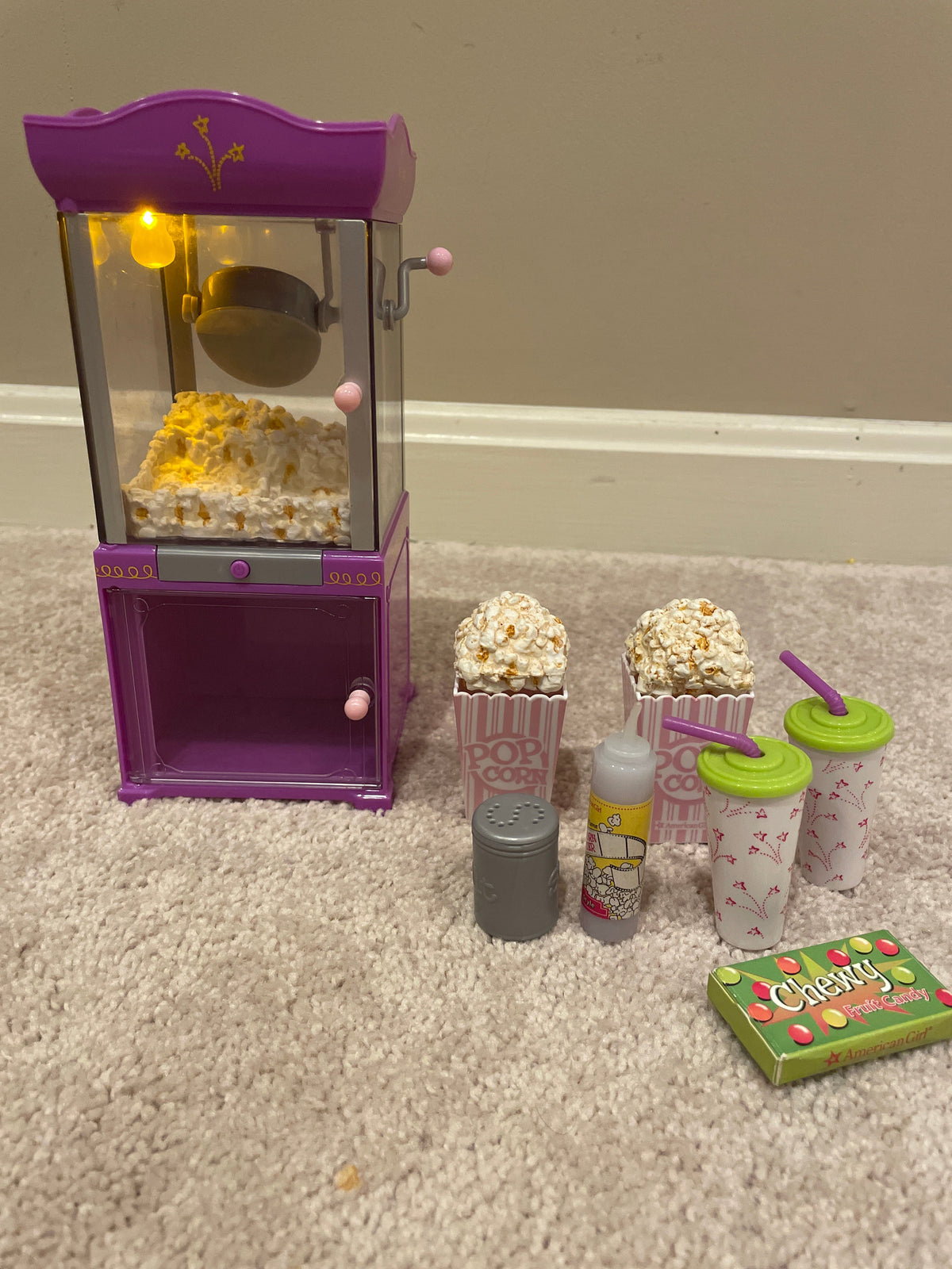 #125 American Girl Popcorn Stand