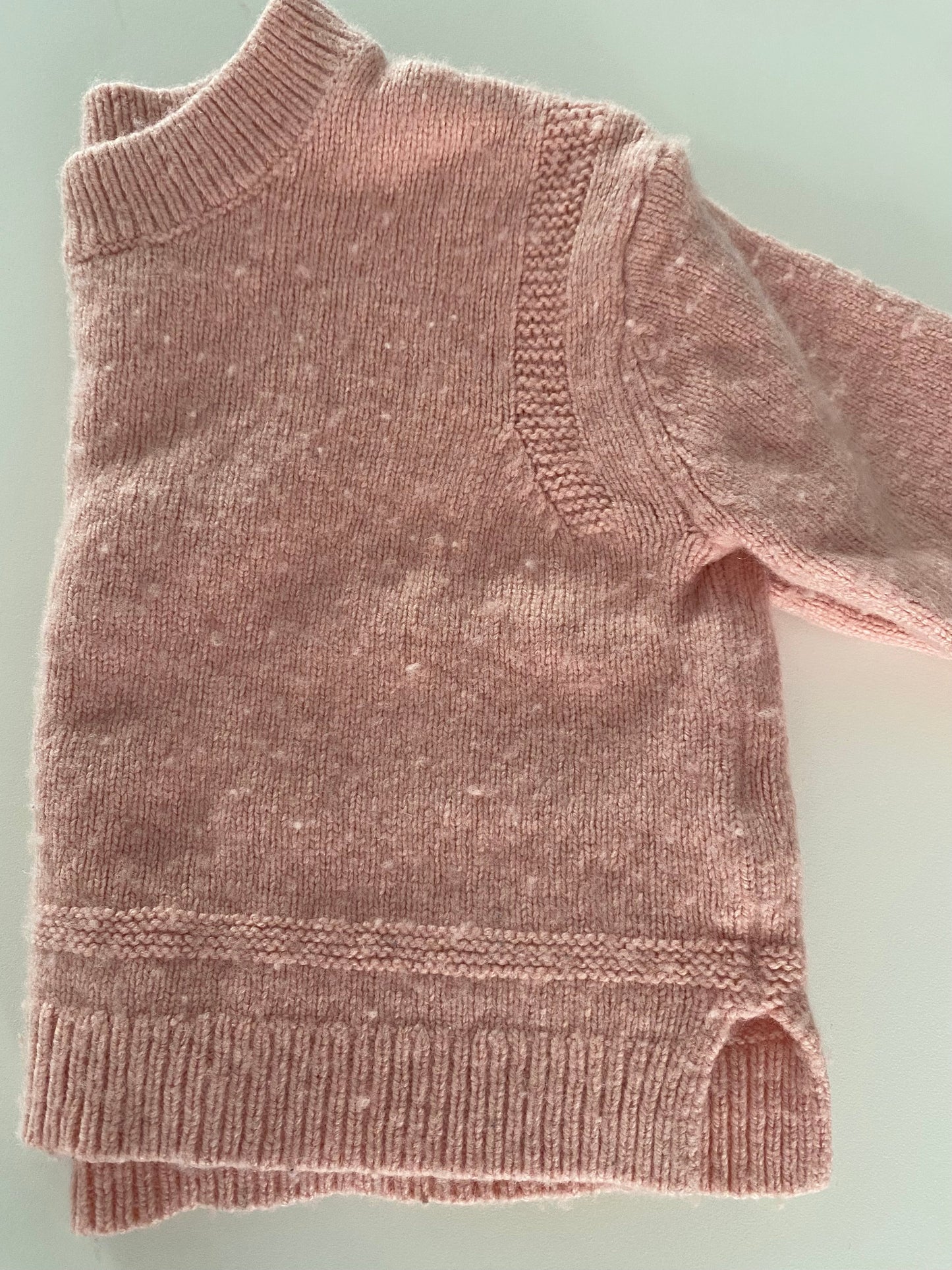 #117-Girls 4T, Boden Pink Cropped Sweater, VGUC,*reduced*