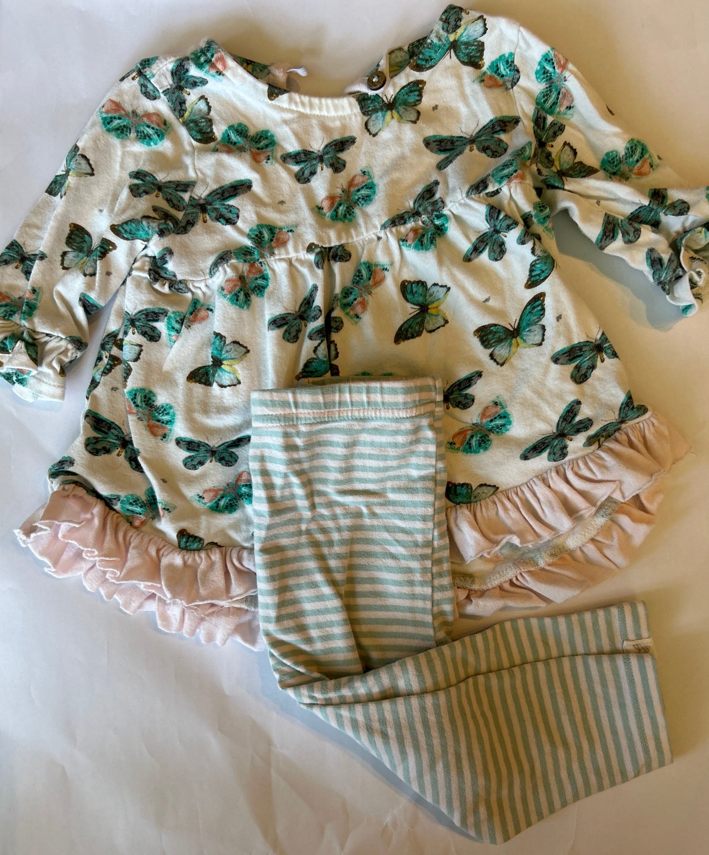 Seller # 35 6-9 month girls 2piece Burts bees set Reduced!