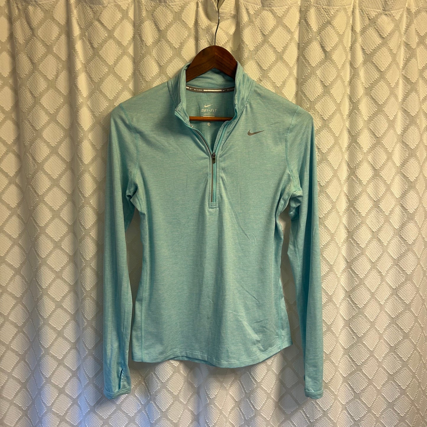 #18 Reduced! Nike aqua quarter zip women’s size small