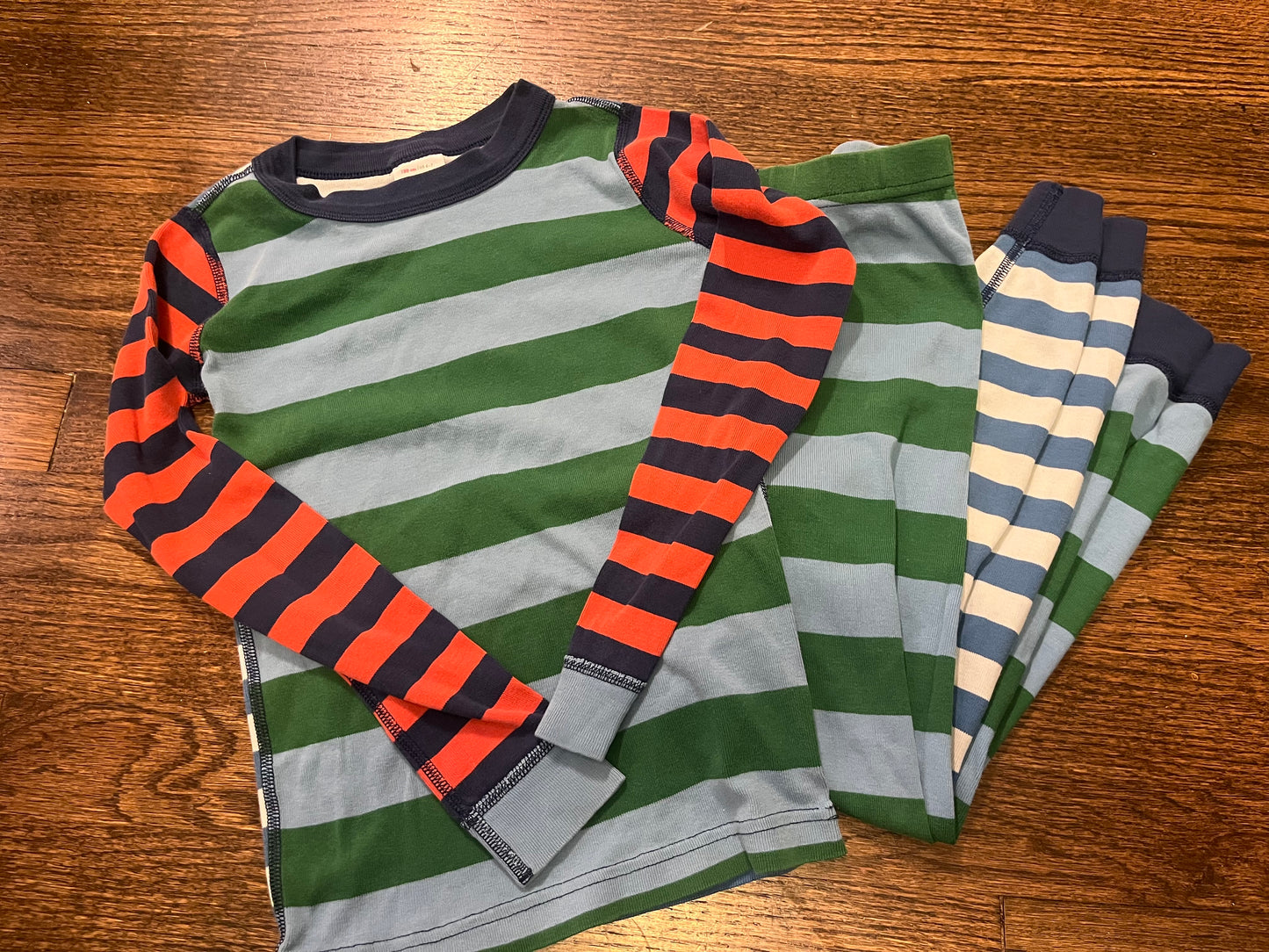 #67 Hanna Andersson Pajamas Stripes 6/7