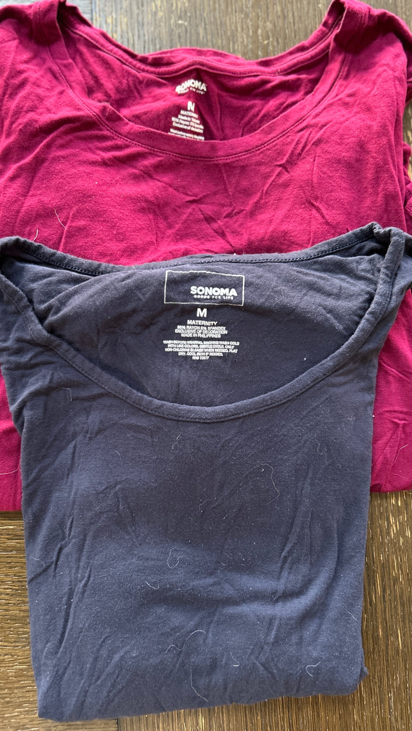 Seller #35 Sonoma maternity shirt bundle medium