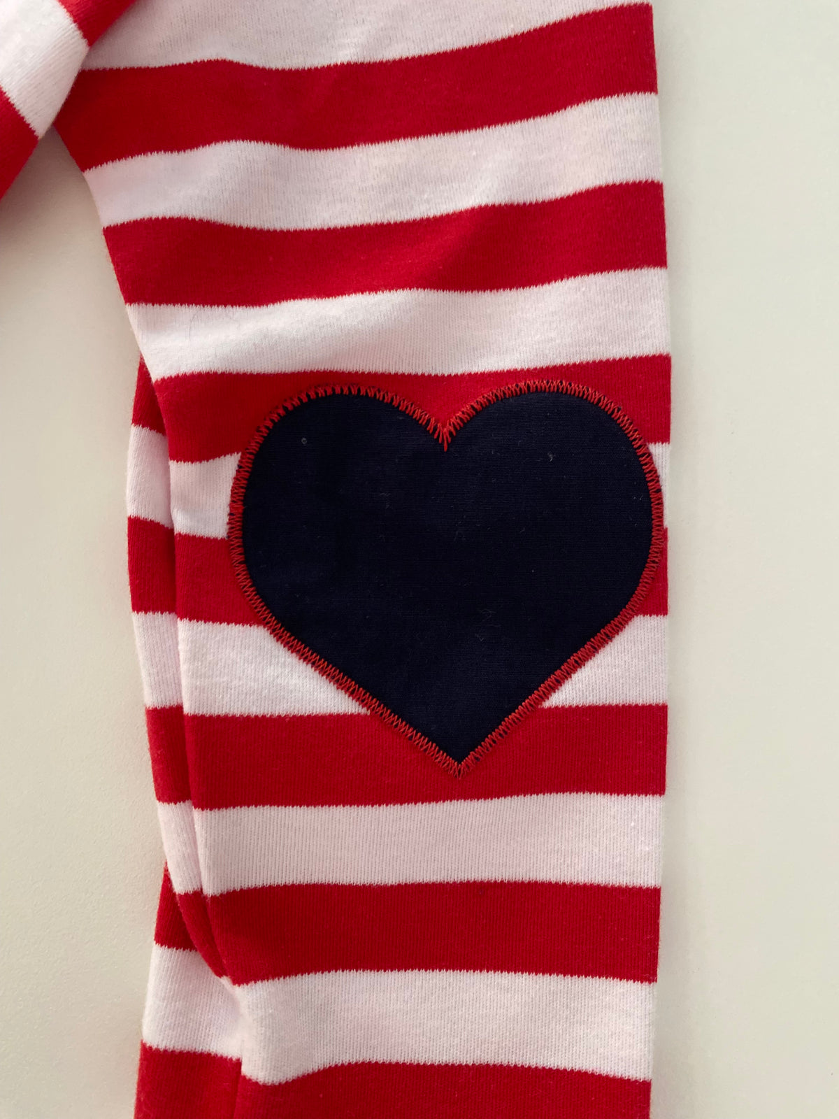 #117, Girls 2T, The Beaufort Bonnet Company red & white striped shirt, VGUC