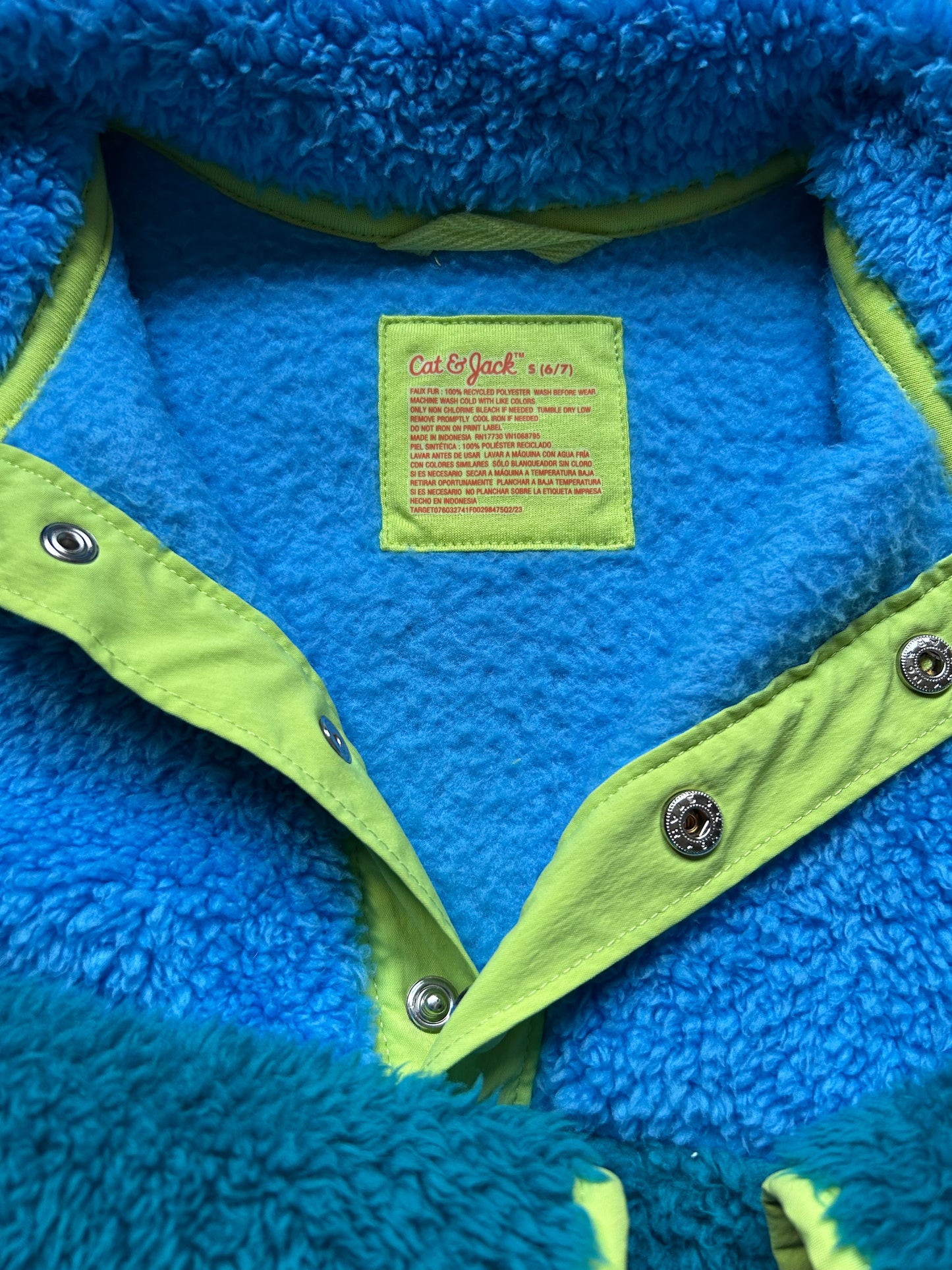 Seller #21 boys small cat and Jack Sherpa fleece